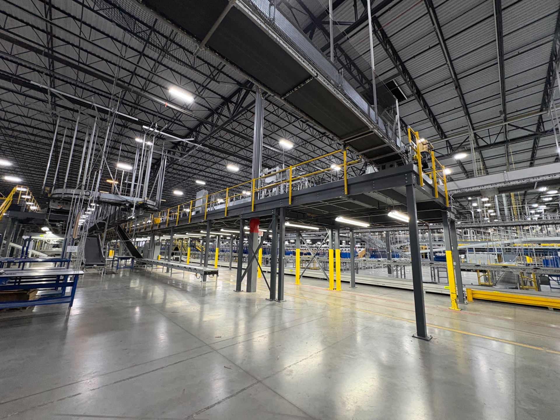 Mezzanine - 242' x 17' - (1) Staircase - 10' 10" / 9' 10" Clear