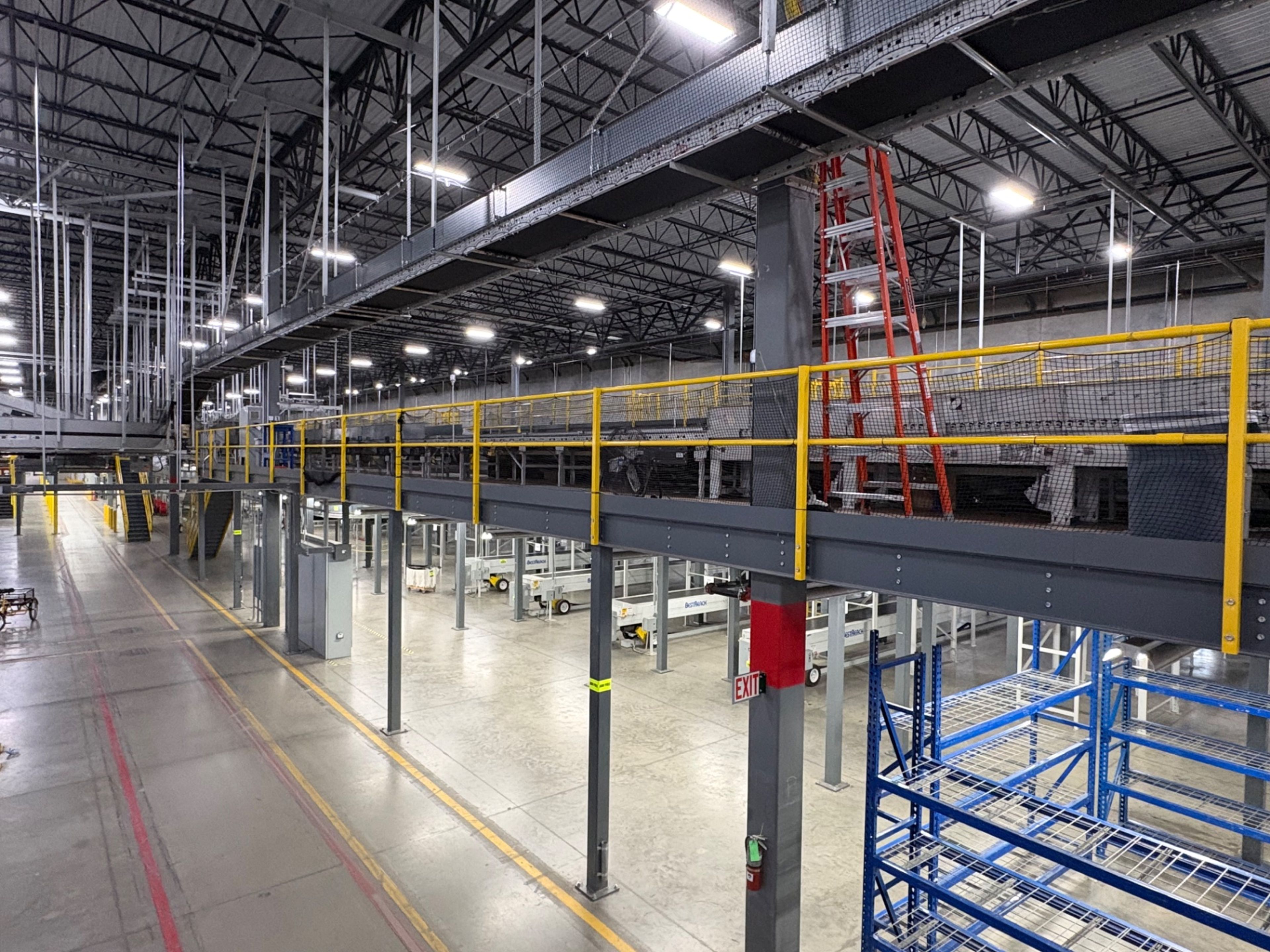 Mezzanine - 194' 8" x 12' - (2) Staircases - 10' 10" Clearance - Document 7