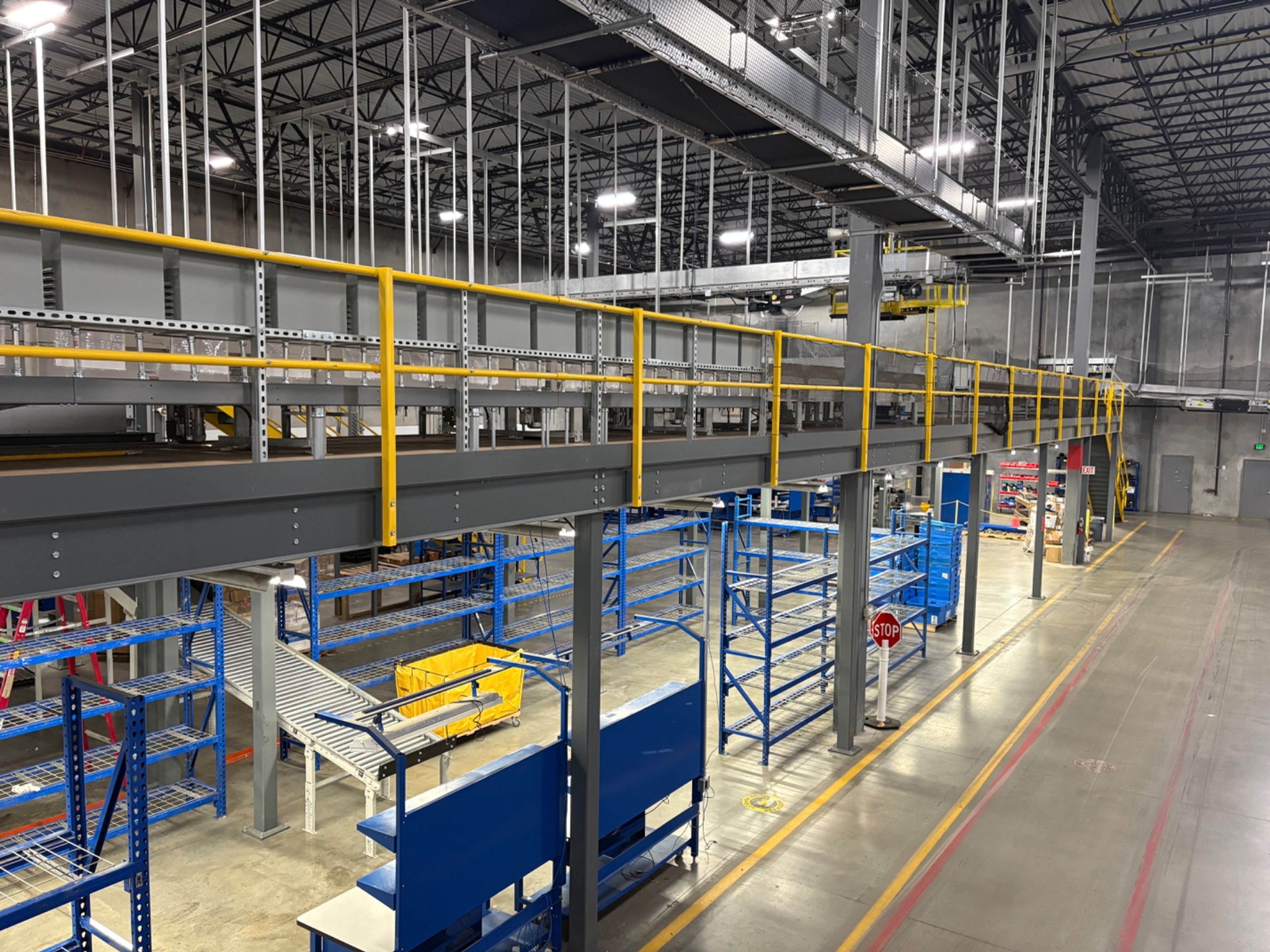 Mezzanine - 194' 8" x 12' - (2) Staircases - 10' 10" Clearance - Document 8