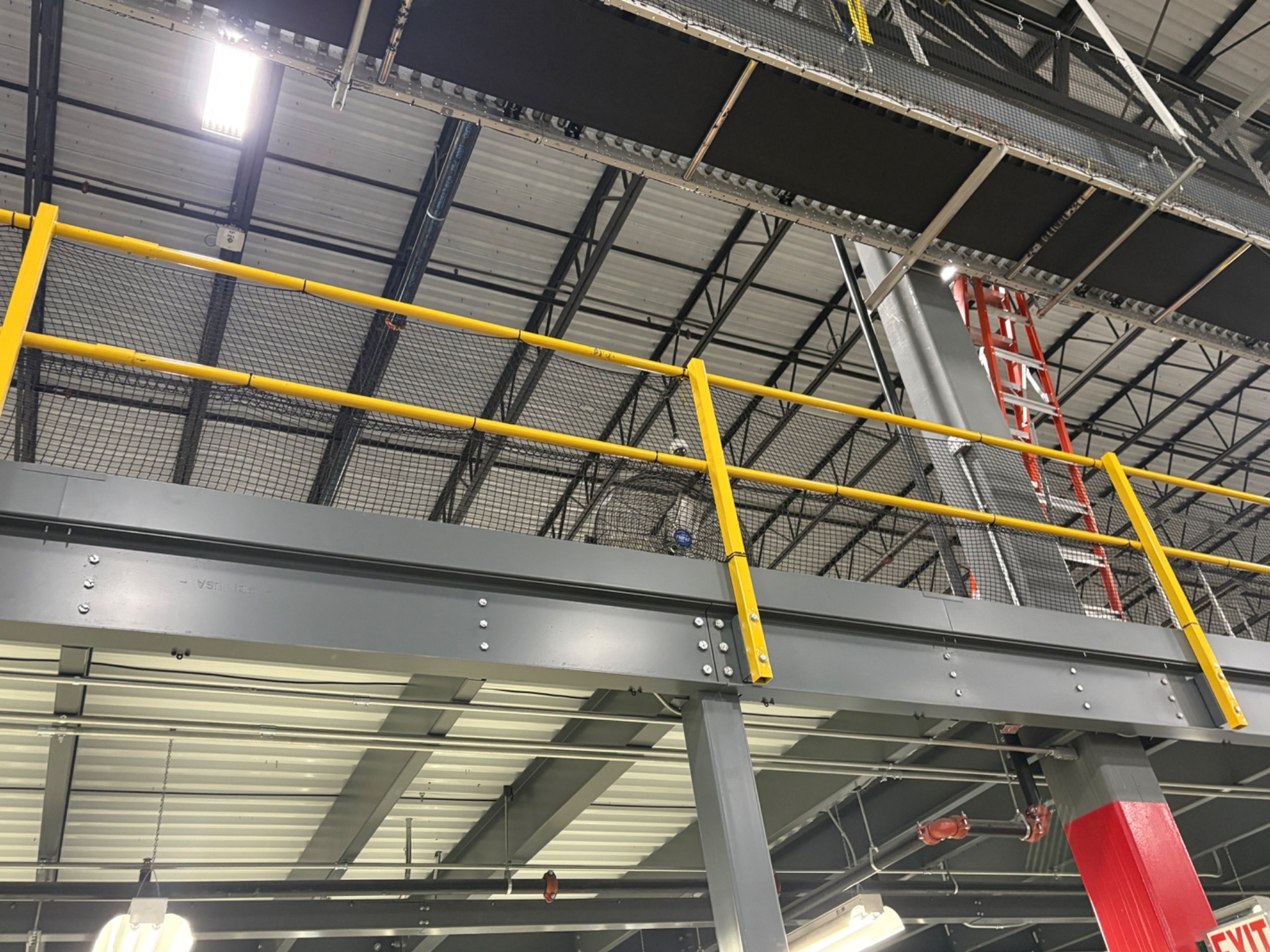 Mezzanine - 194' 8" x 12' - (2) Staircases - 10' 10" Clearance - Document 6