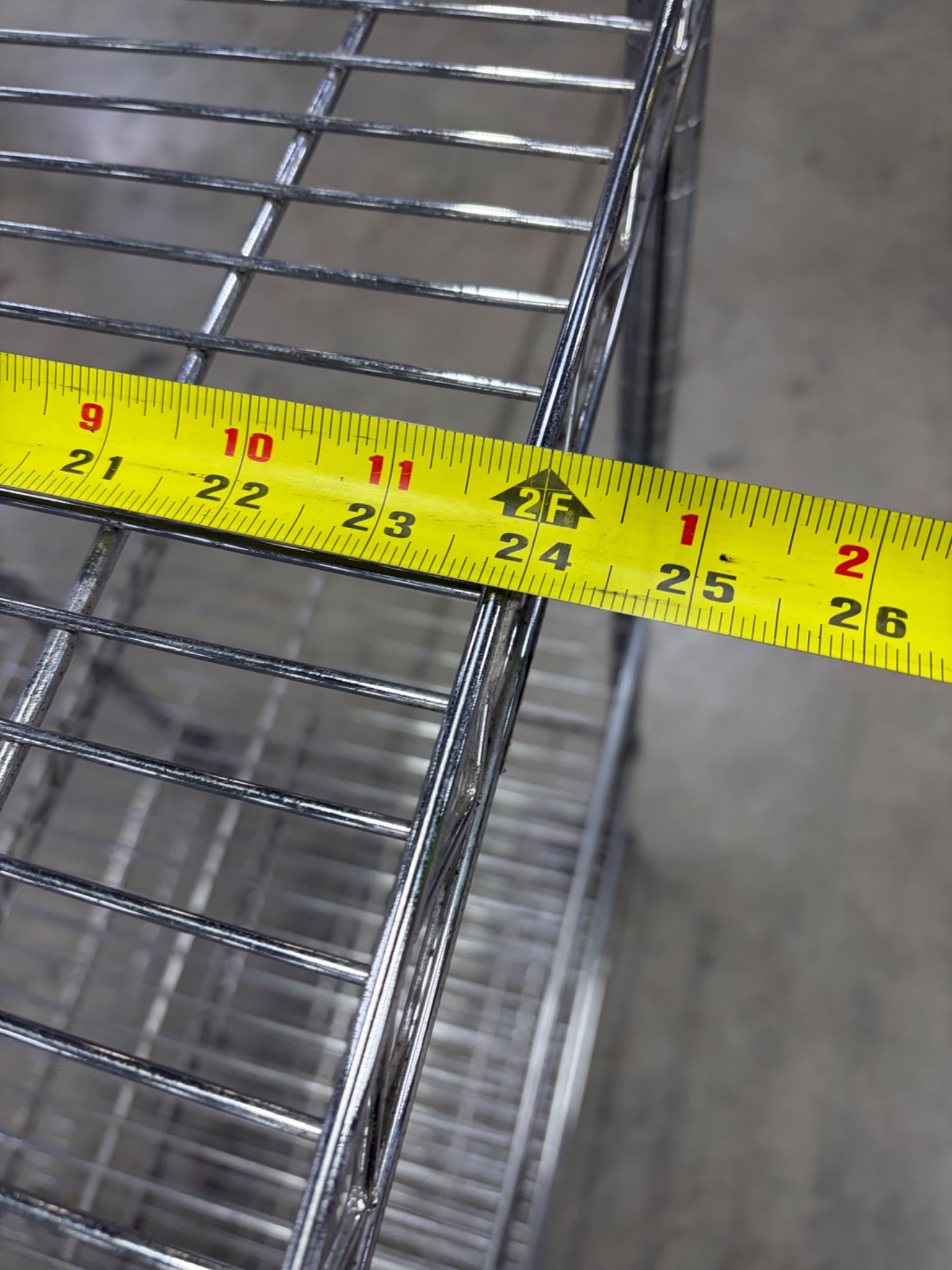 Quantum Storage Systems Rolling Wire Cart - 60" x 24" x 65" - 5 Shelf - Document 6
