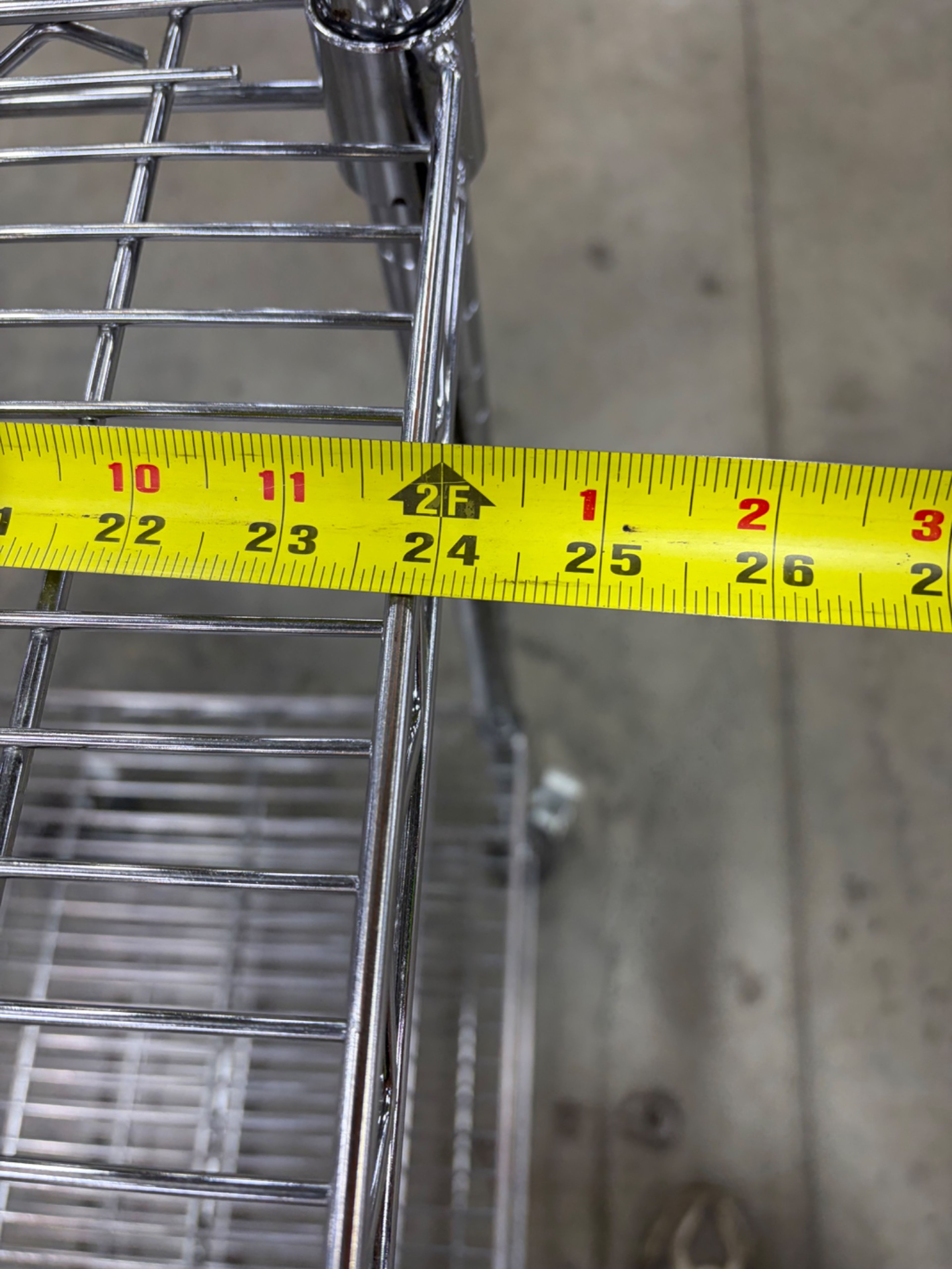 Quantum Storage Systems Rolling Wire Cart - 60" x 24" x 69" - 4 Shelf - Document 6