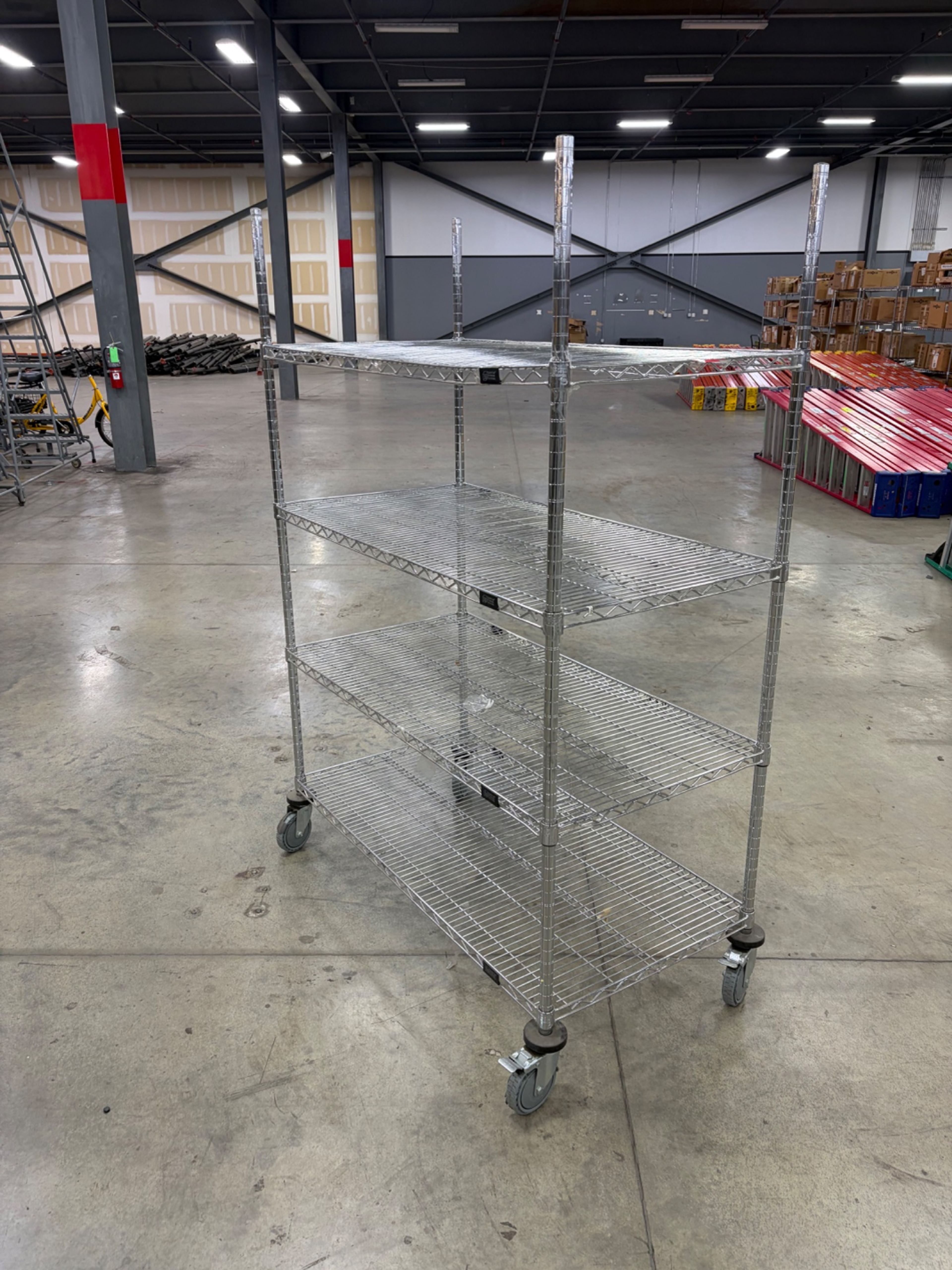 Quantum Storage Systems Rolling Wire Cart - 48" x 24" x 69" - Document 7