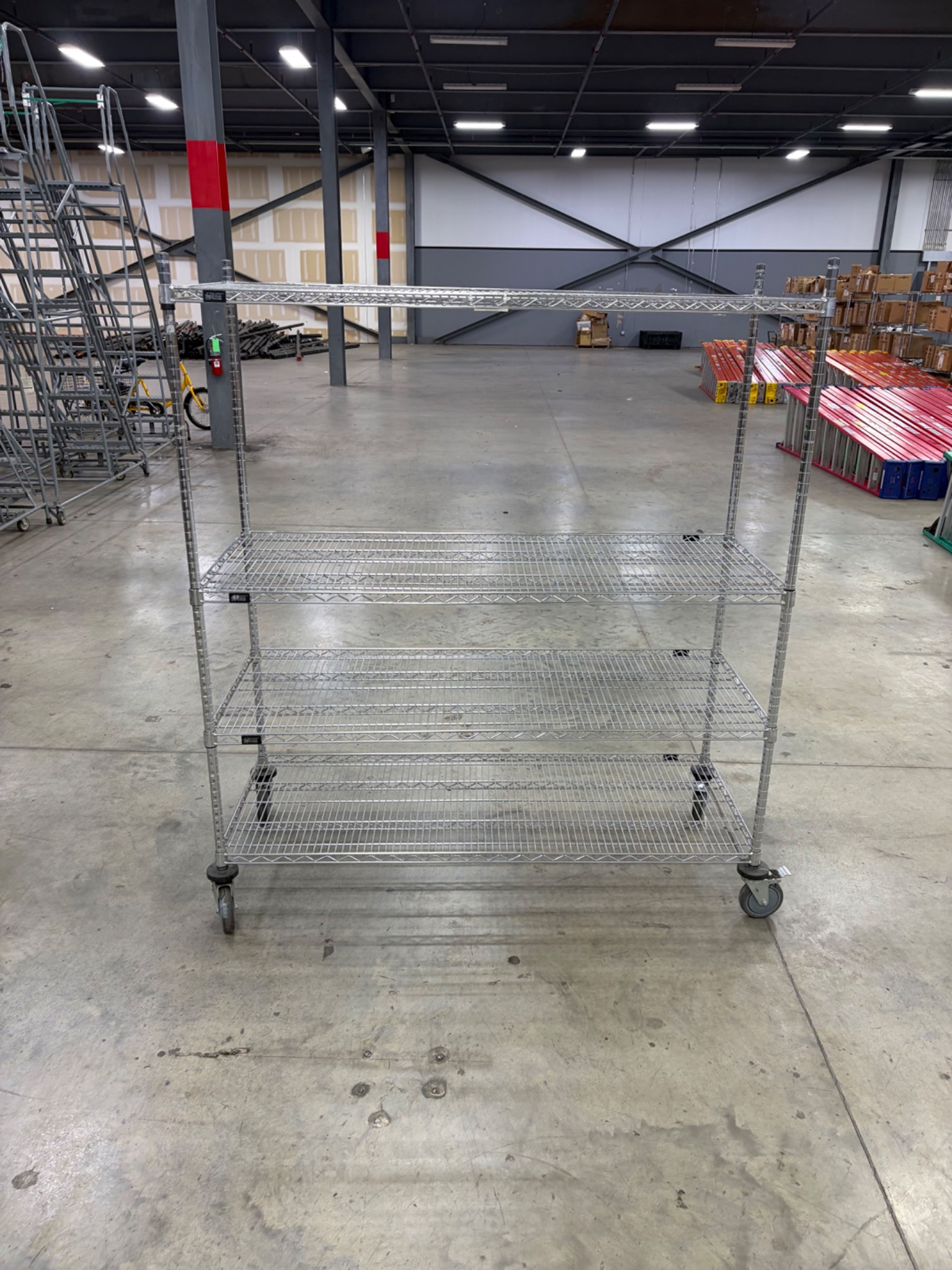Quantum Storage Systems Rolling Wire Cart - 48" x 24" x 69" - Document 2