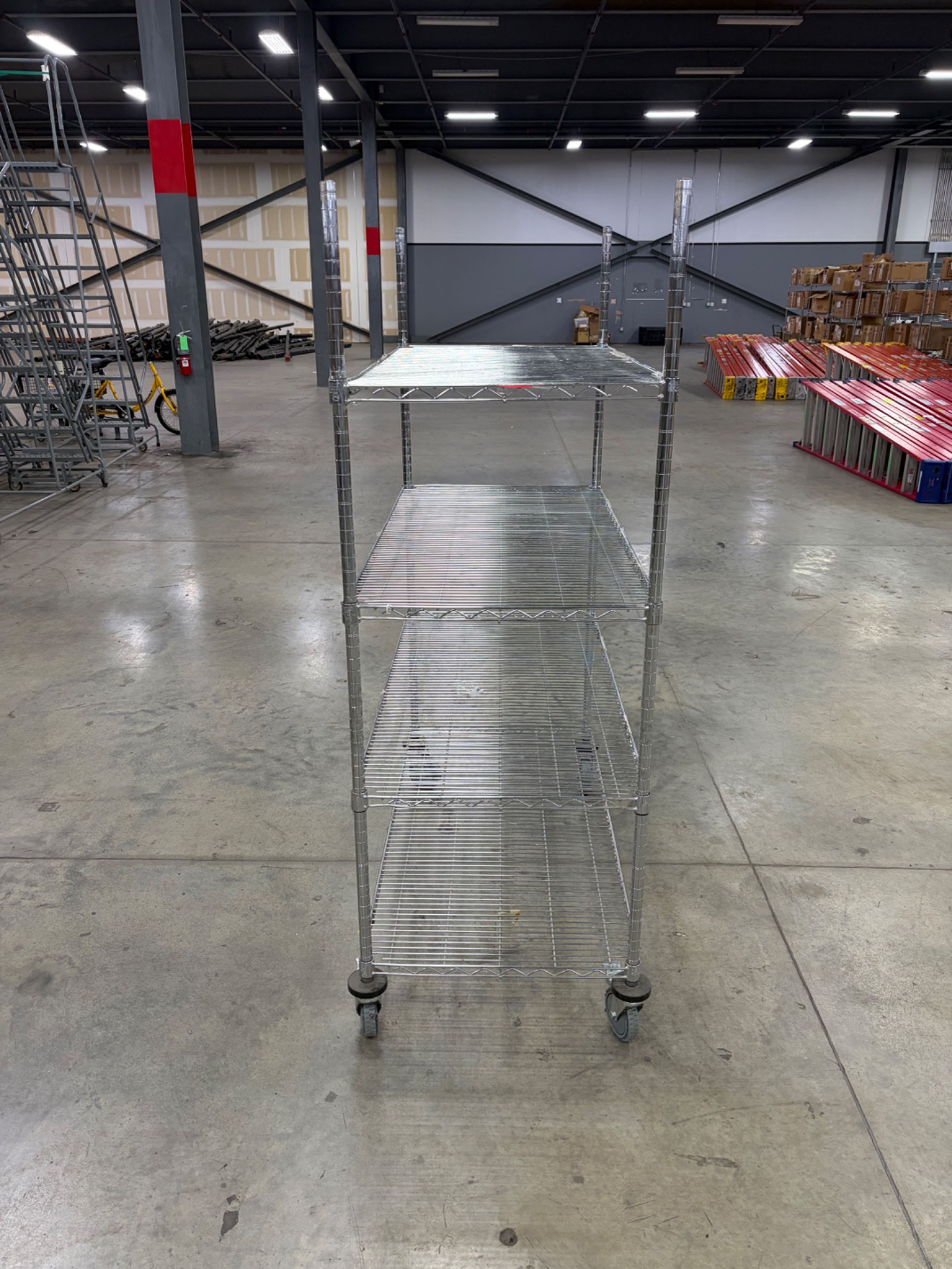 Quantum Storage Systems Rolling Wire Cart - 48" x 24" x 69" - Document 6