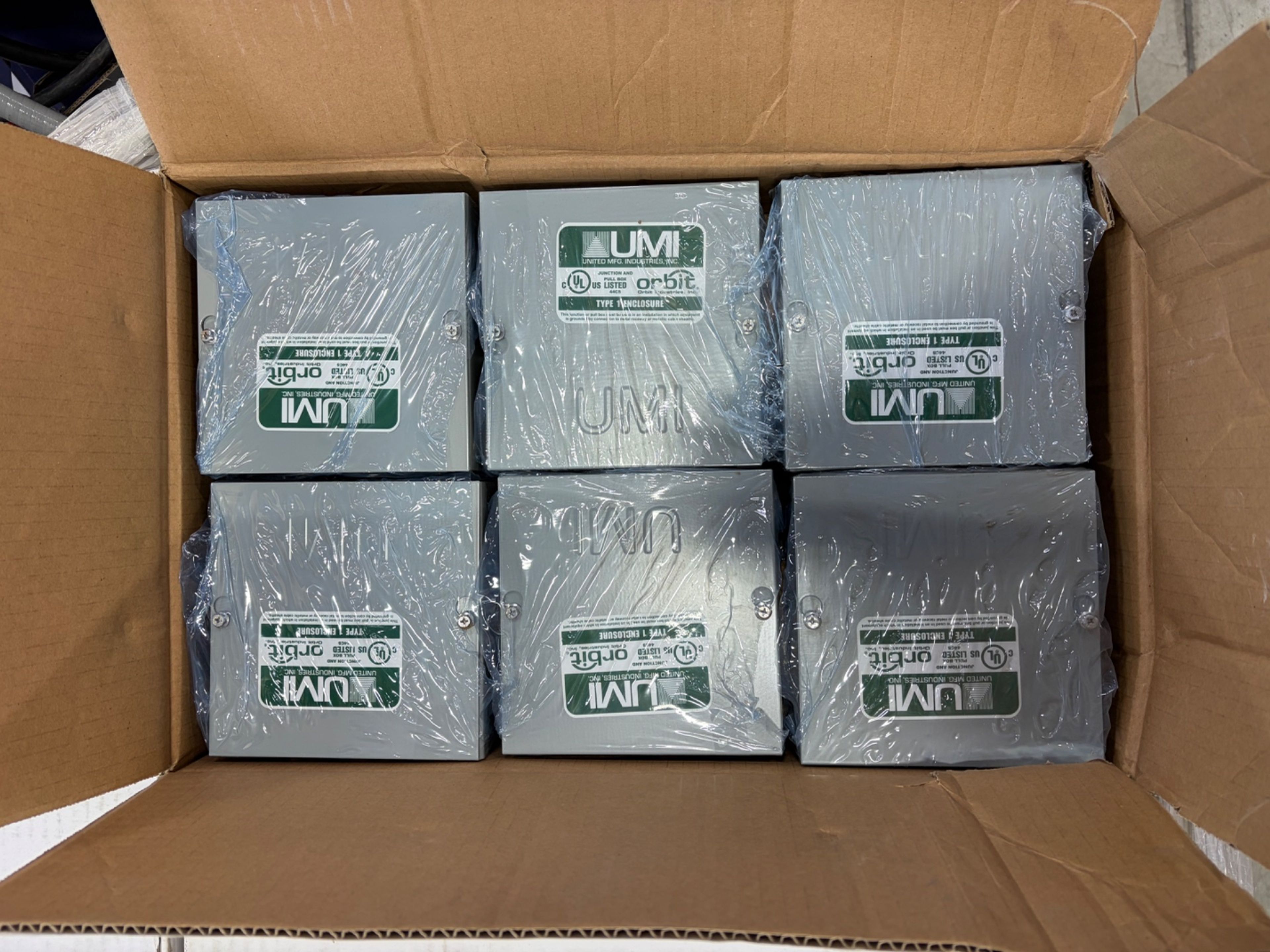 UMI Type 1 Junction Box Lot - 6" x 4" x 6" - Document 6