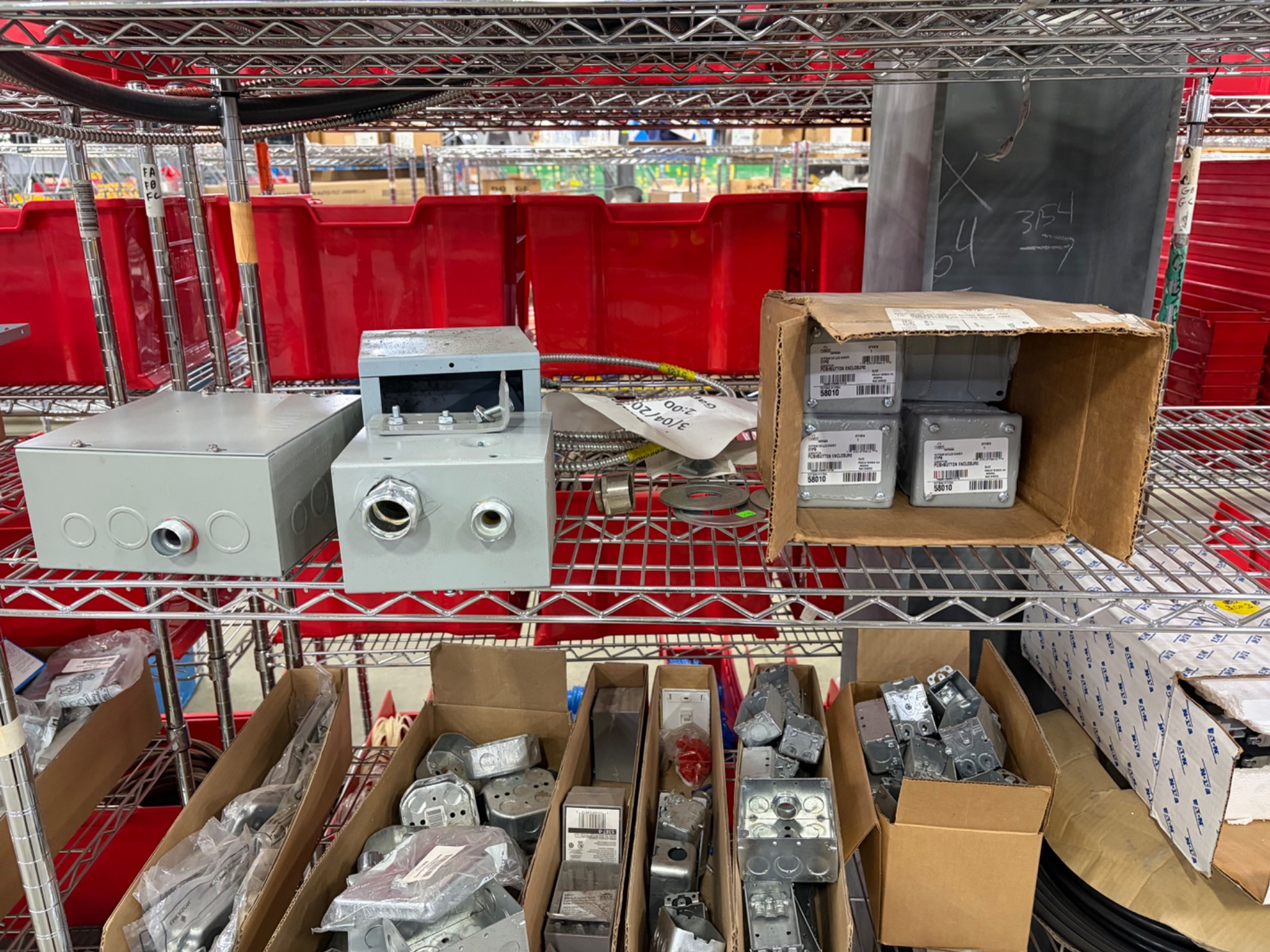 Mixed Electrical Hardware Lot - Conduit, Boxes, Fittings & Wire - Document 3