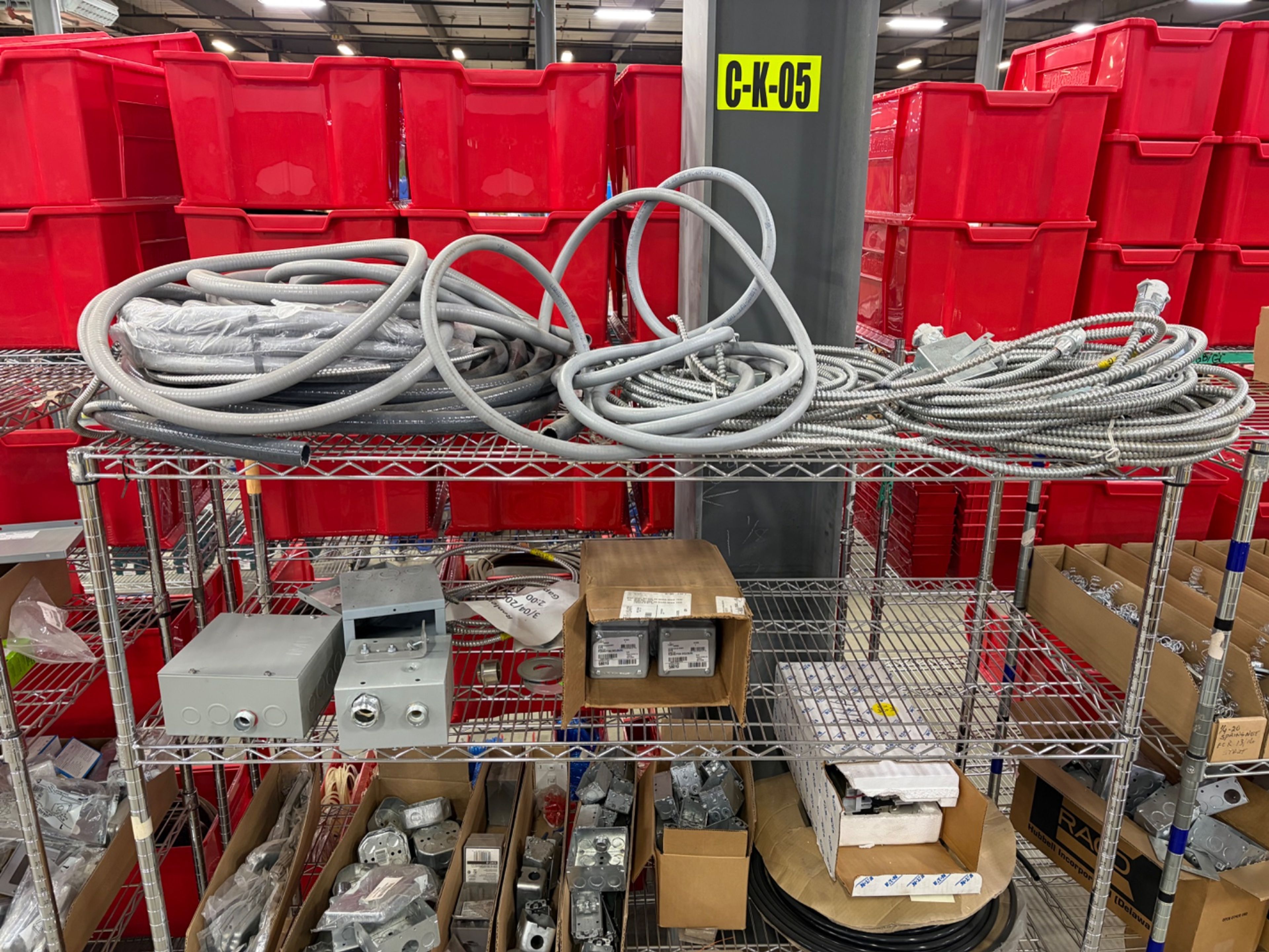 Mixed Electrical Hardware Lot - Conduit, Boxes, Fittings & Wire - Document 2