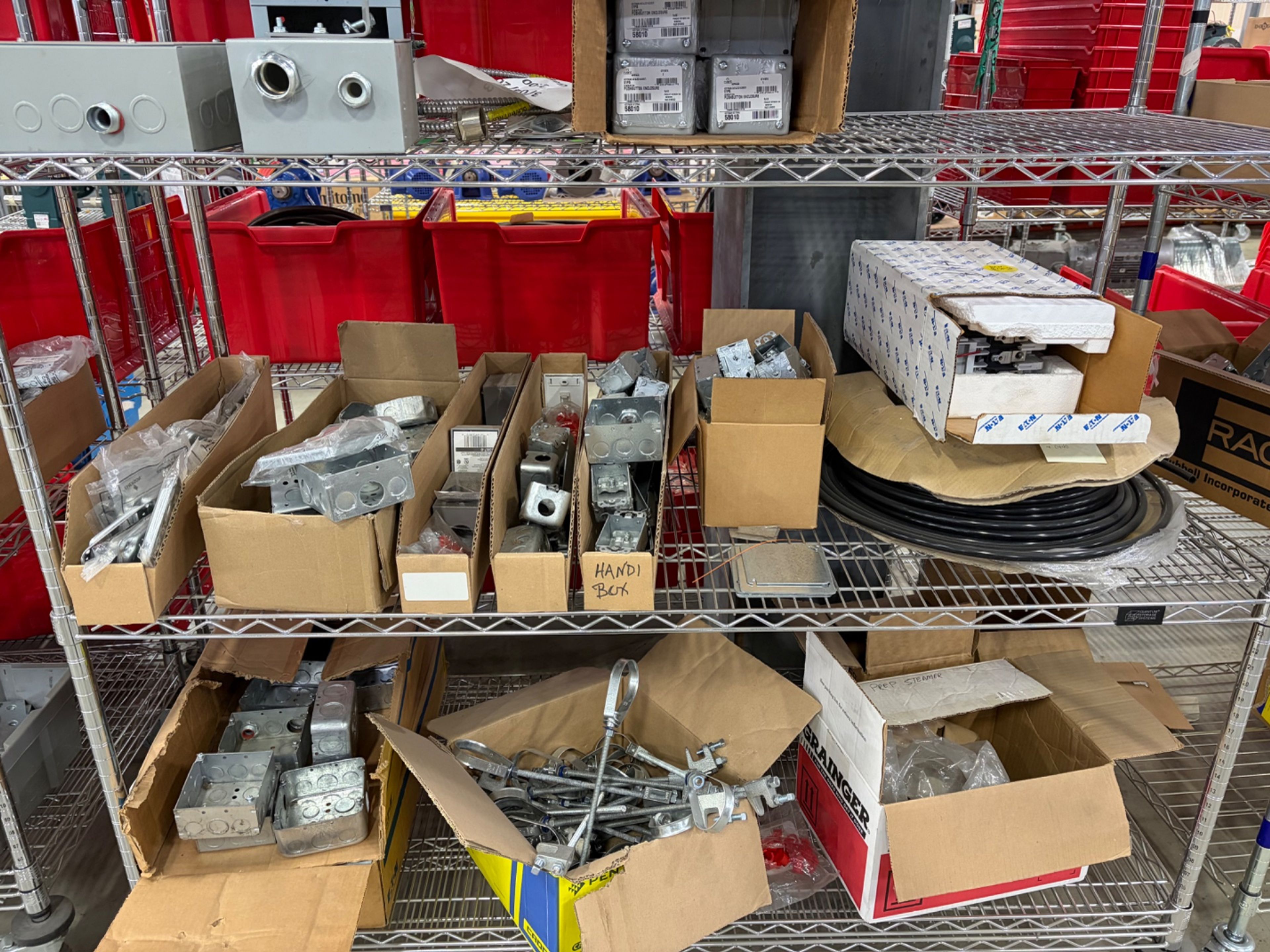 Mixed Electrical Hardware Lot - Conduit, Boxes, Fittings & Wire - Document 4