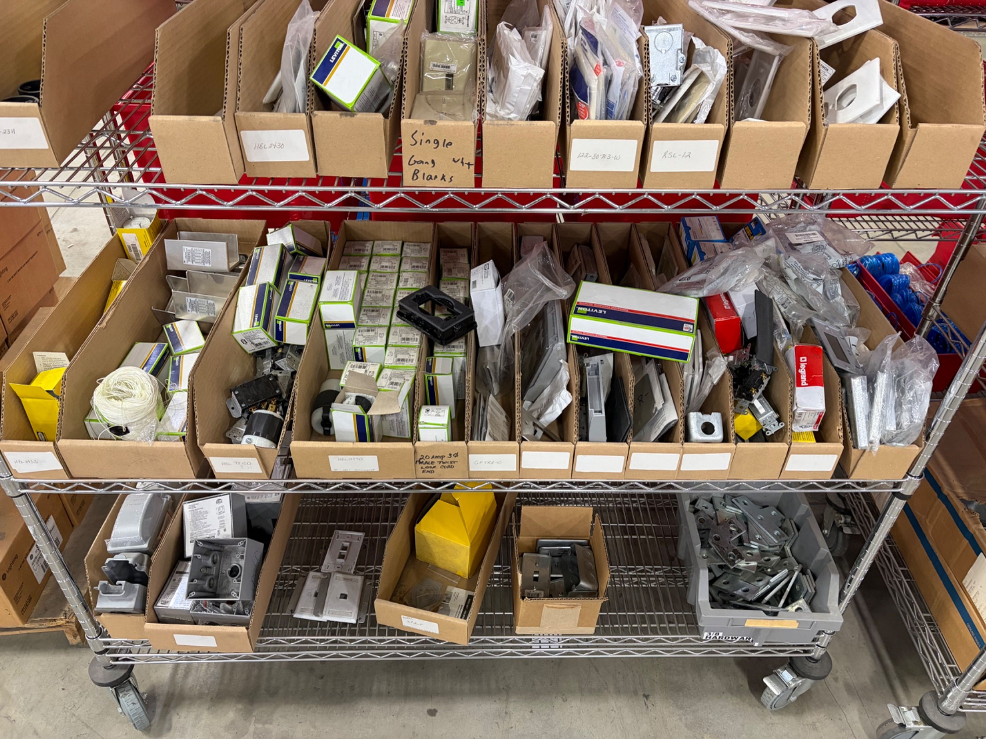 Mixed Electrical Hardware Lot - Wiring Devices, Boxes & Conduit - Document 4