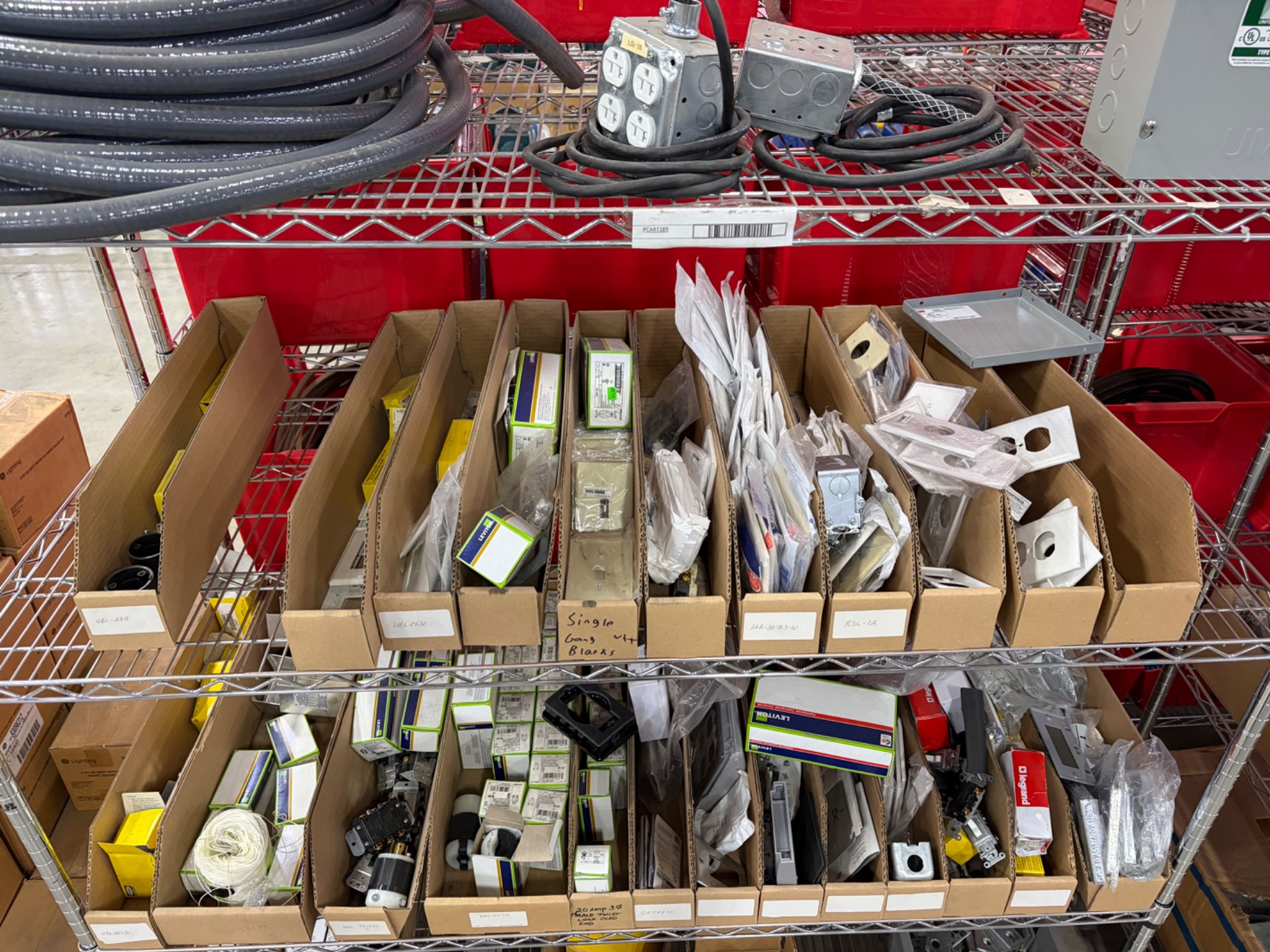 Mixed Electrical Hardware Lot - Wiring Devices, Boxes & Conduit - Document 3