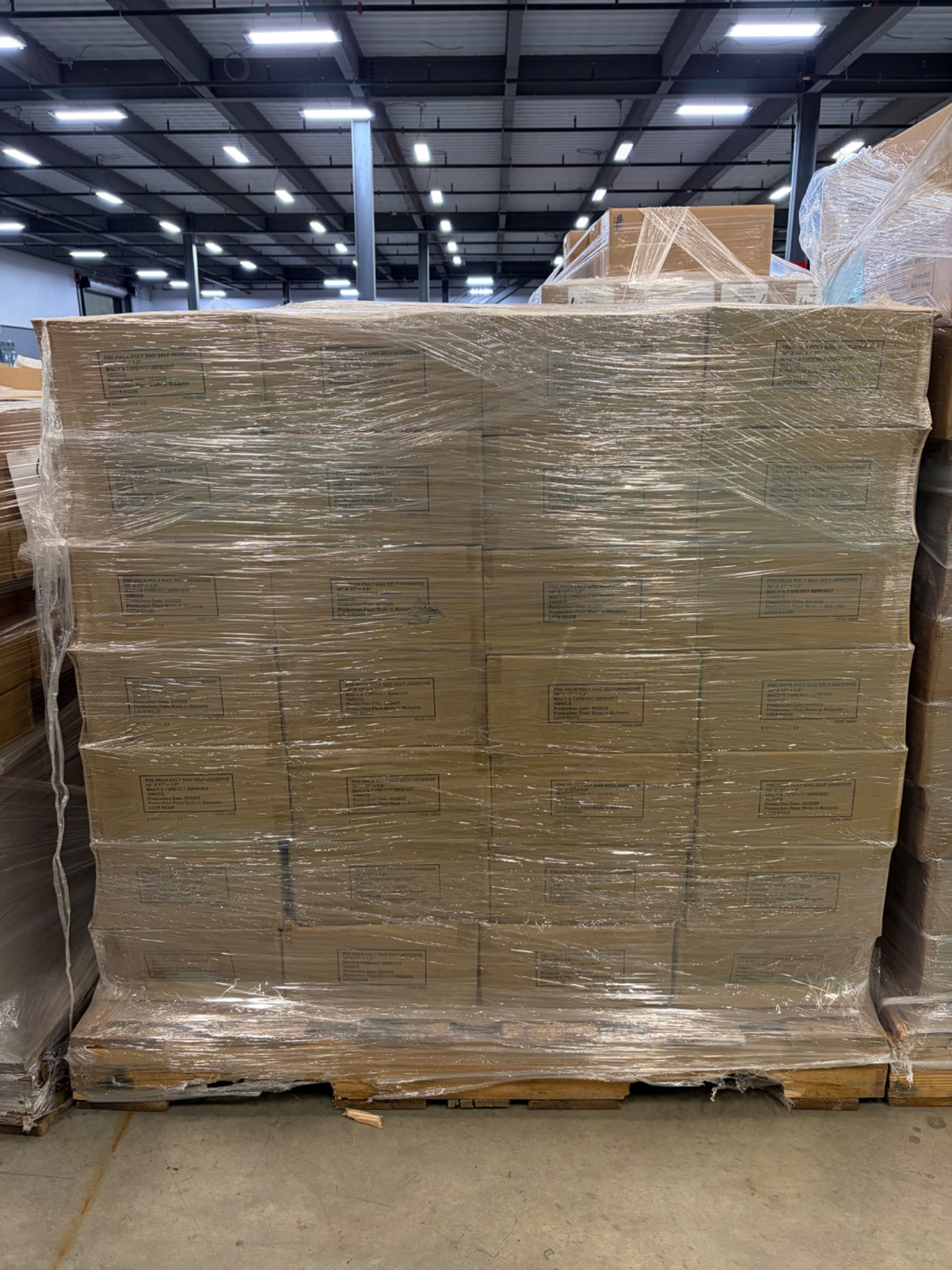 Pre-Pack Self-Adhesive Poly Bags - 10" x 17" + 1 1/2" - 84 Cases - Document 1