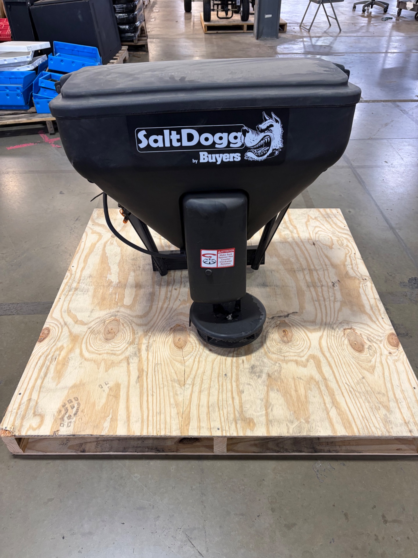 SaltDogg Electric Hitch-Mount Salt Spreader