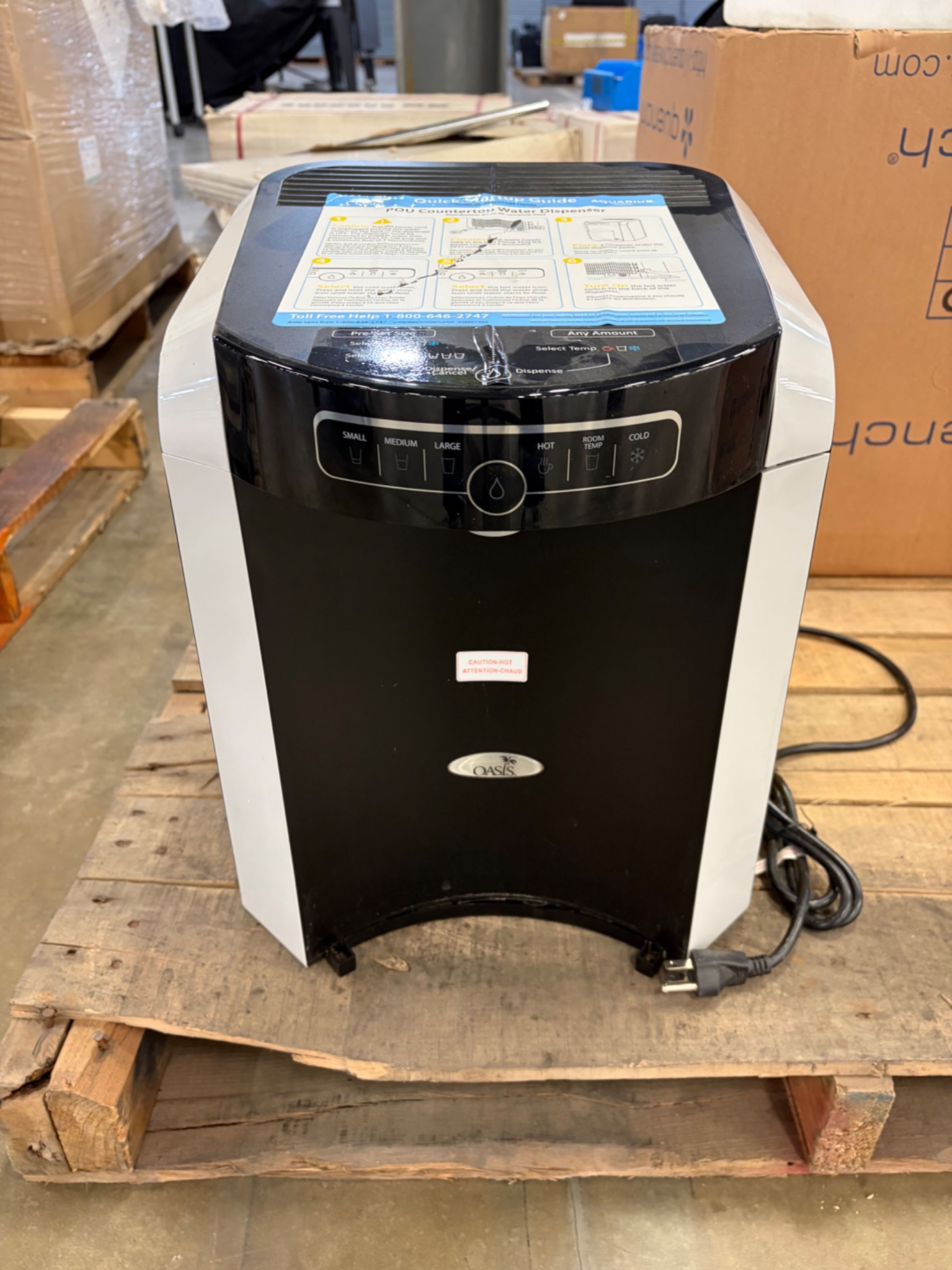 Lot of Oasis POU Countertop Water Dispenser