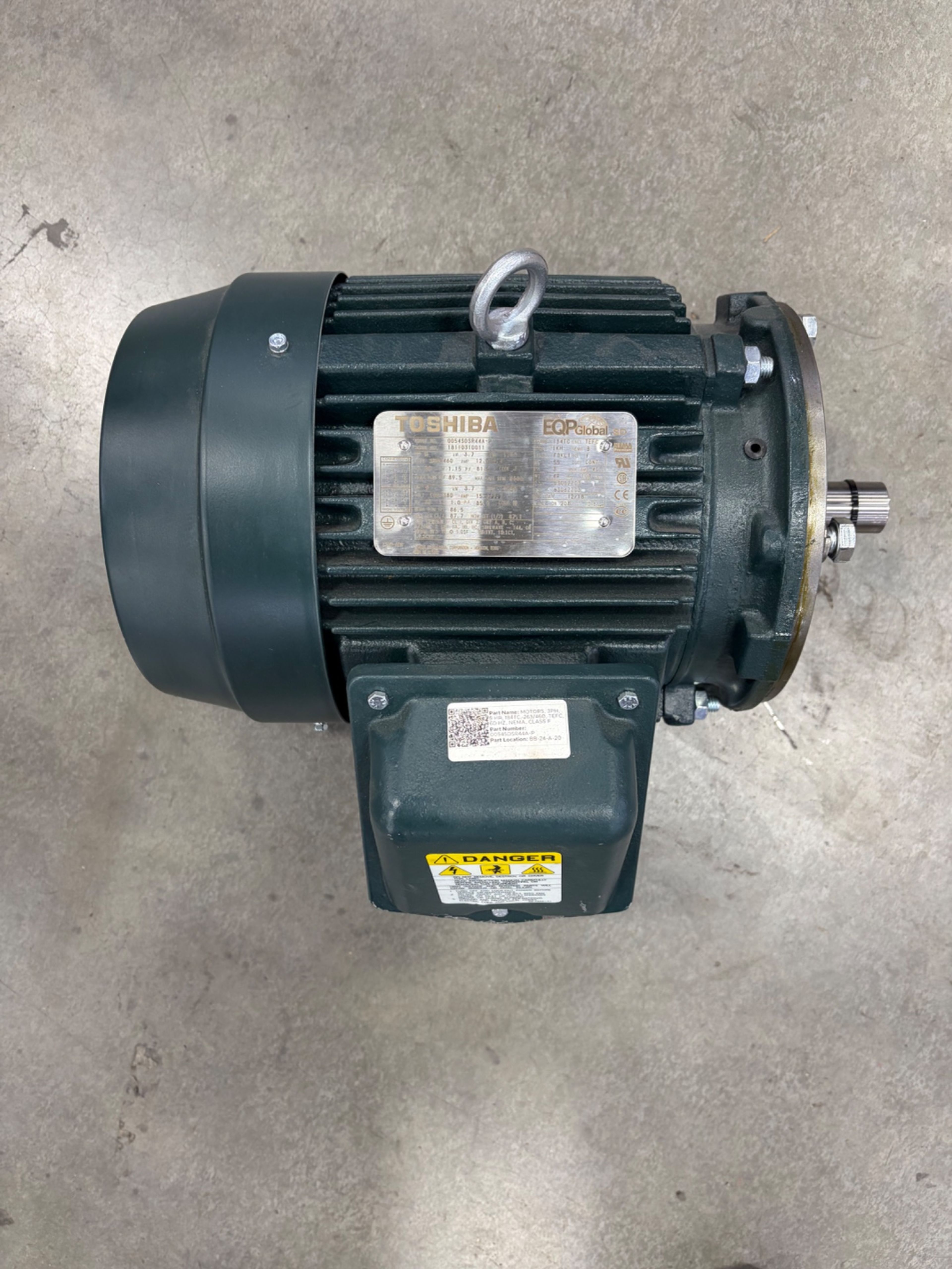 Toshiba 0054SDSR44A 5 HP Severe-Duty Motor - Document 3