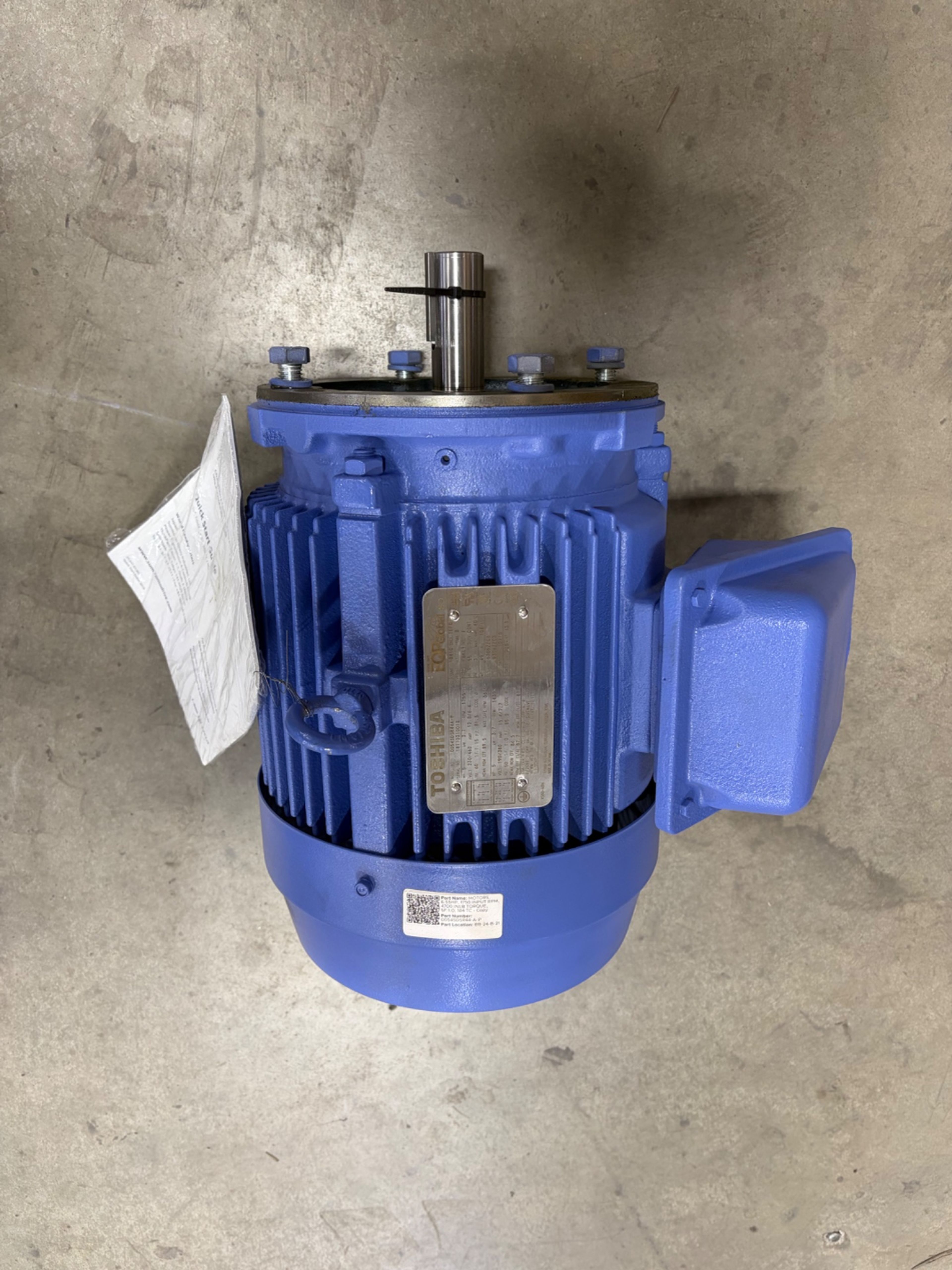 Toshiba 0054SDSR44A-P 5 HP Severe-Duty Motor - Document 4