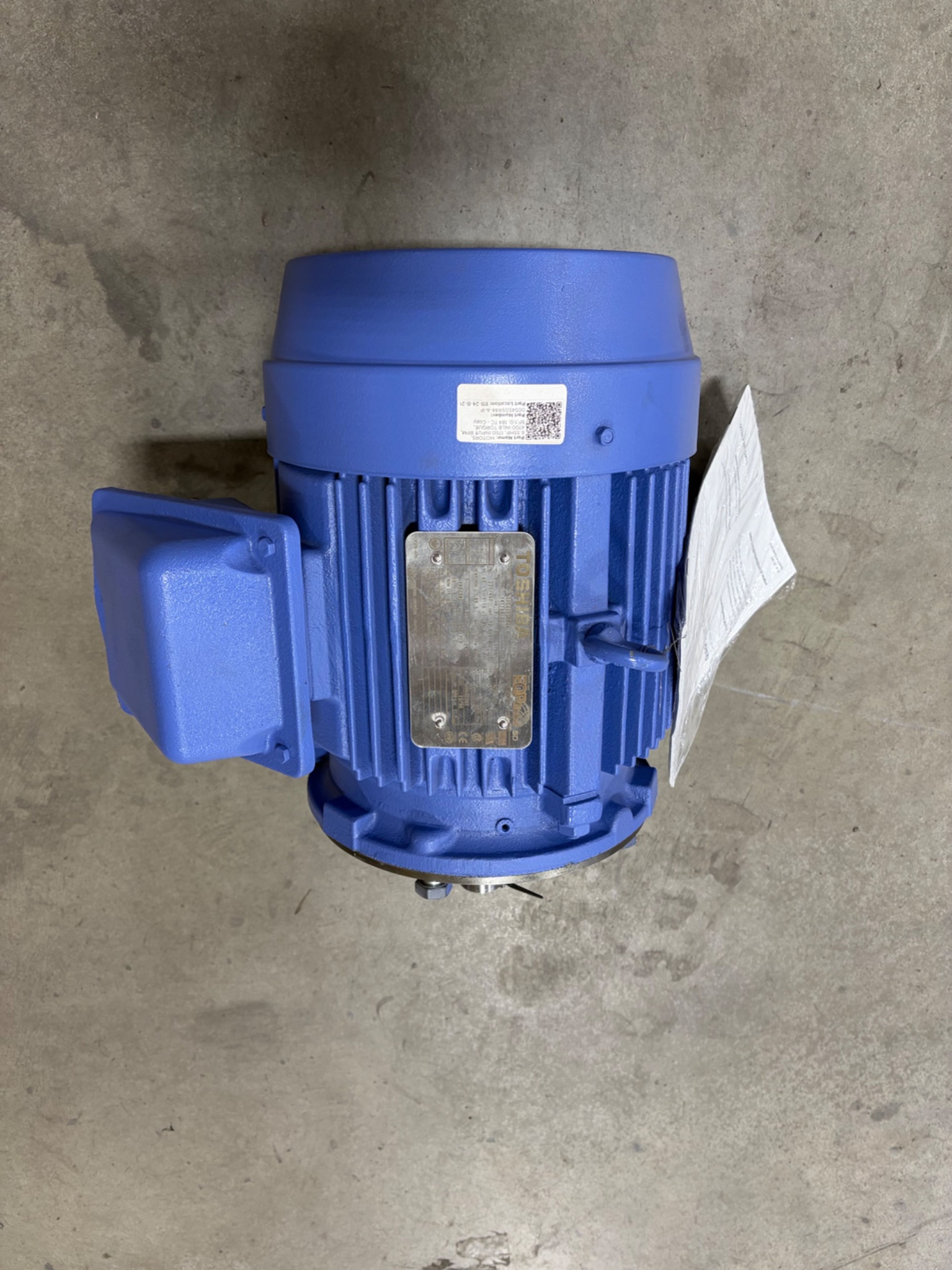 Toshiba 0054SDSR44A-P 5 HP Severe-Duty Motor - Document 3