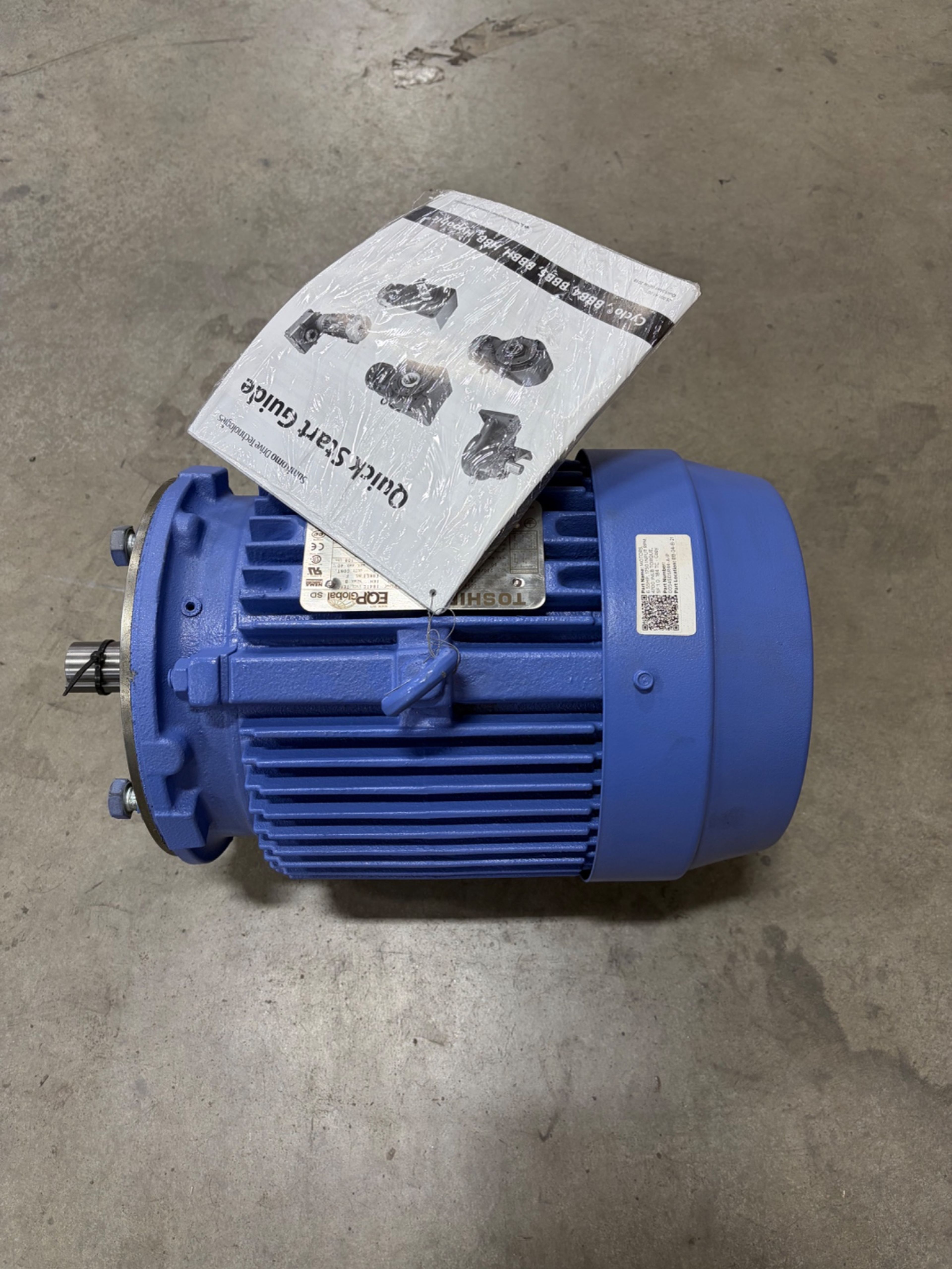 Toshiba 0054SDSR44A-P 5 HP Severe-Duty Motor - Document 2
