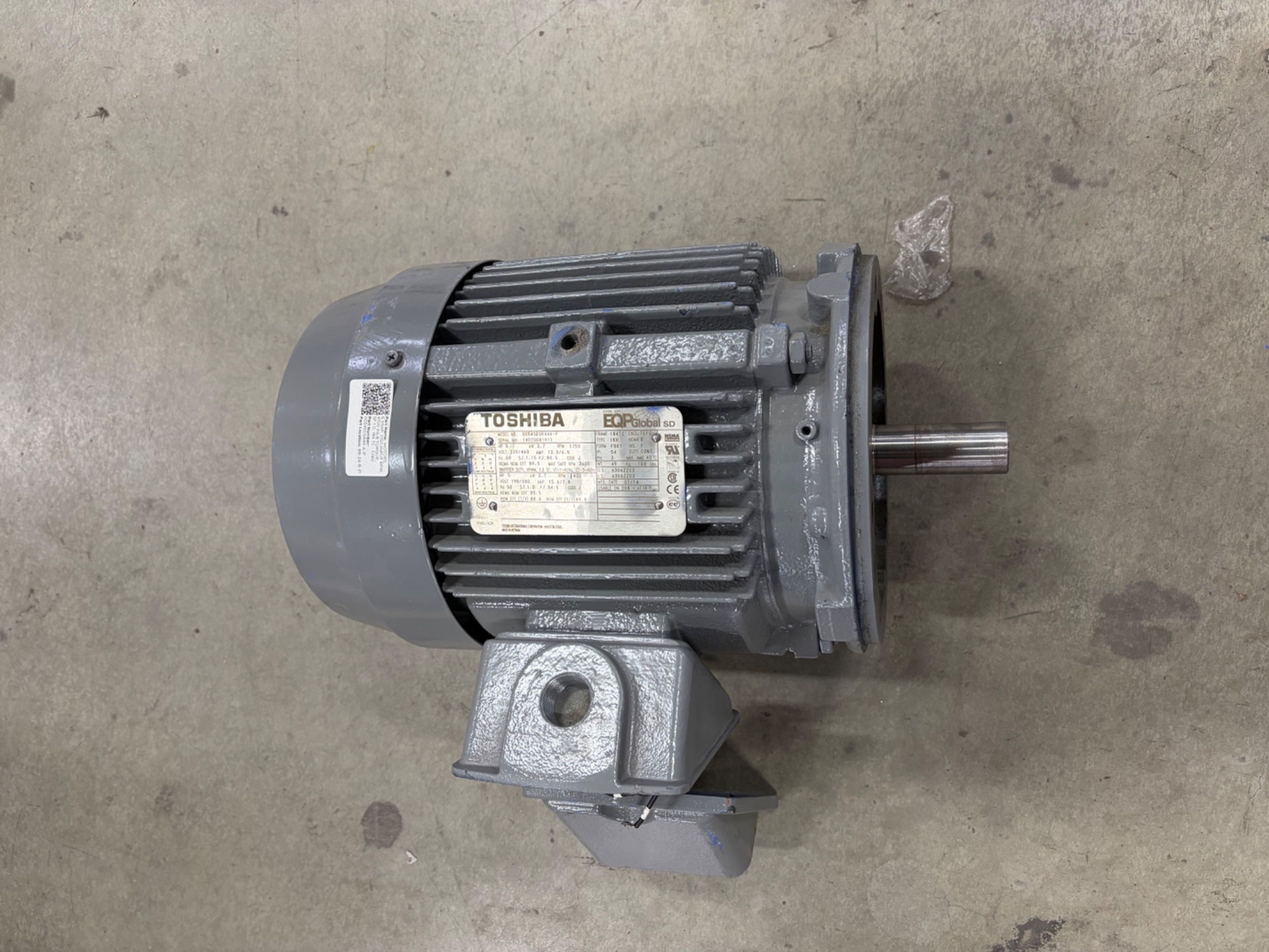 2014 Toshiba 0054SDSR44A-P 5 HP Severe-Duty Motor - Document 2