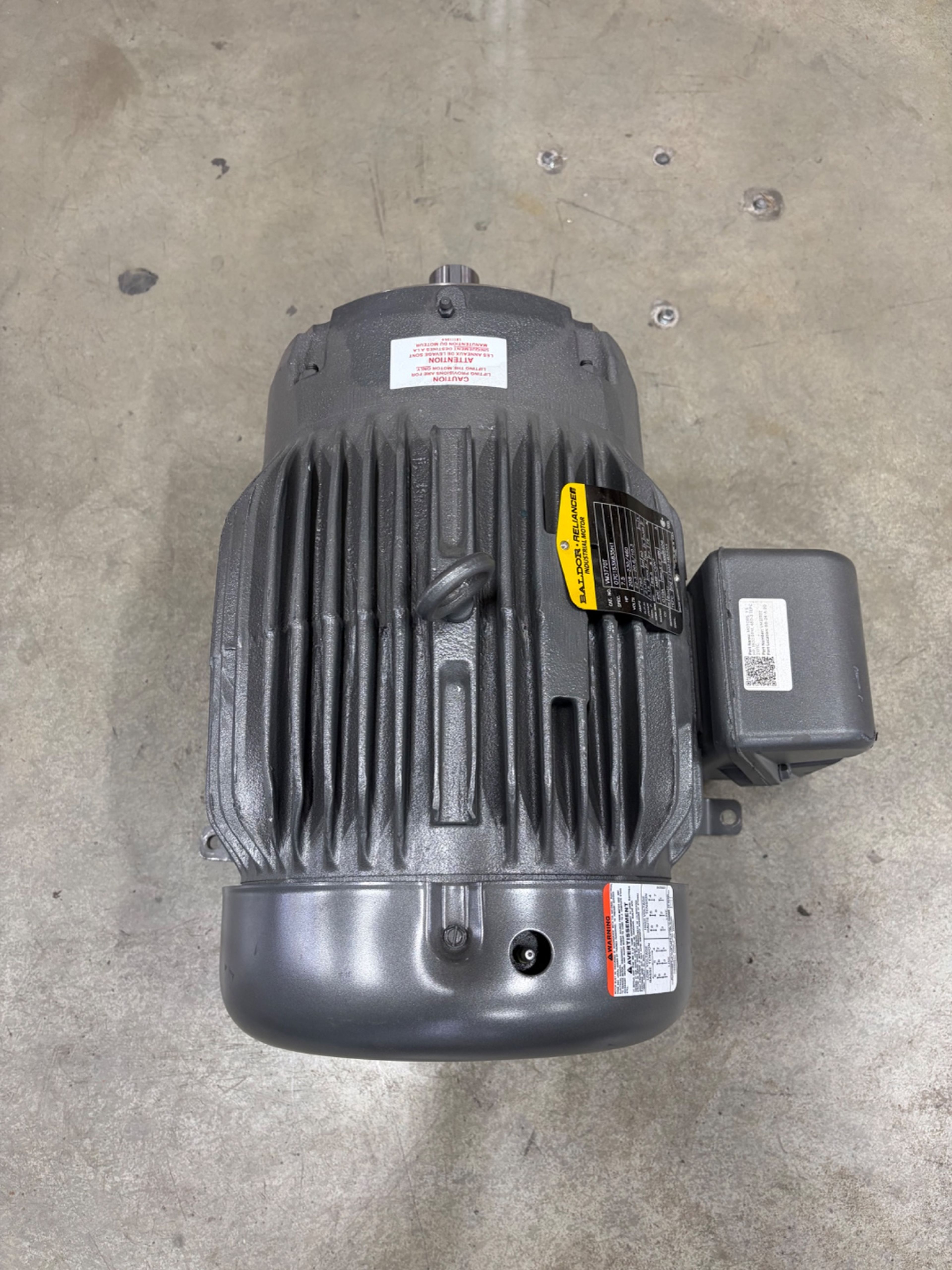 Baldor Reliance VM3770T 7.5 HP Industrial Motor - Document 4