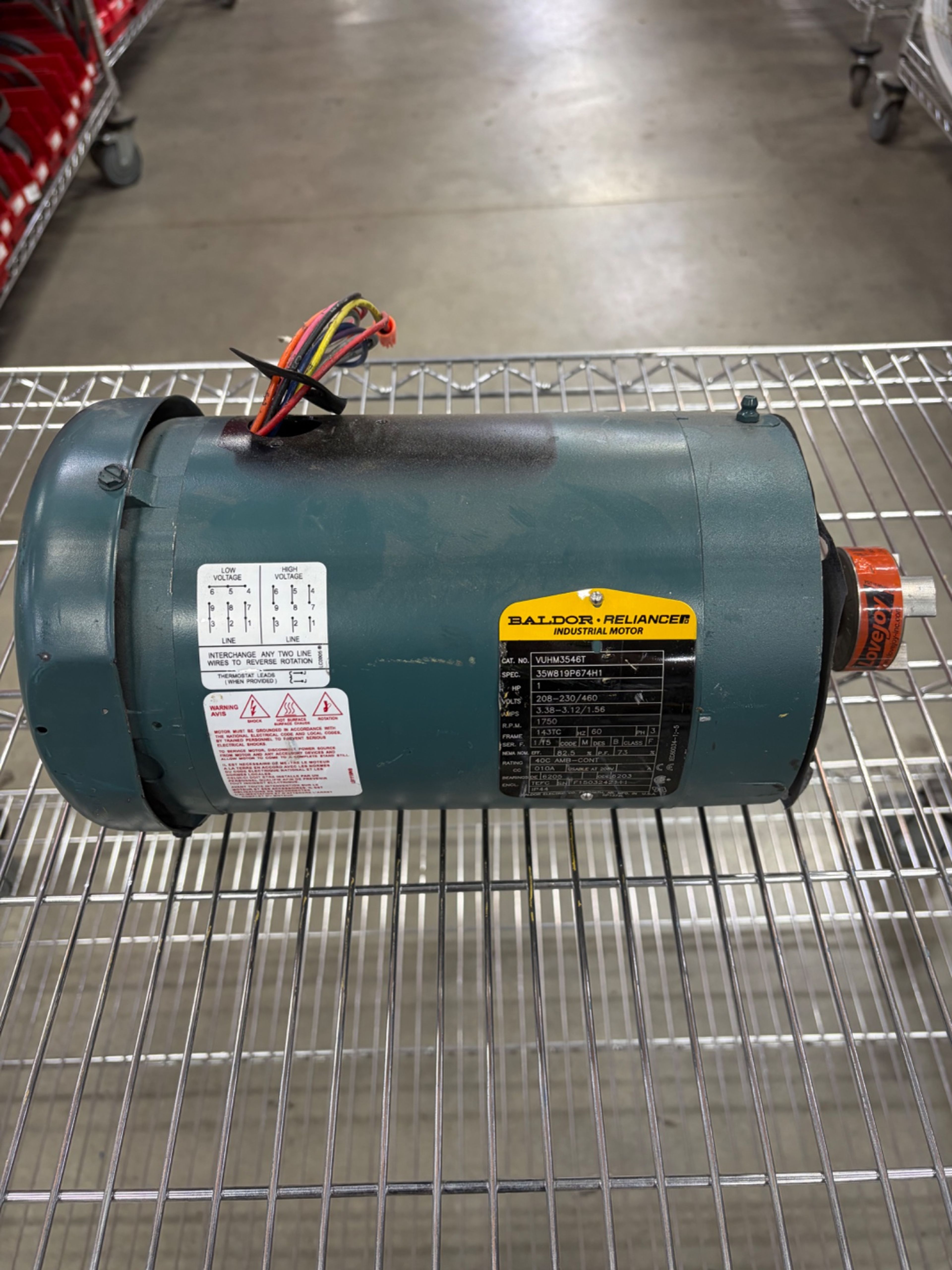Balder Reliance Industrial Motor