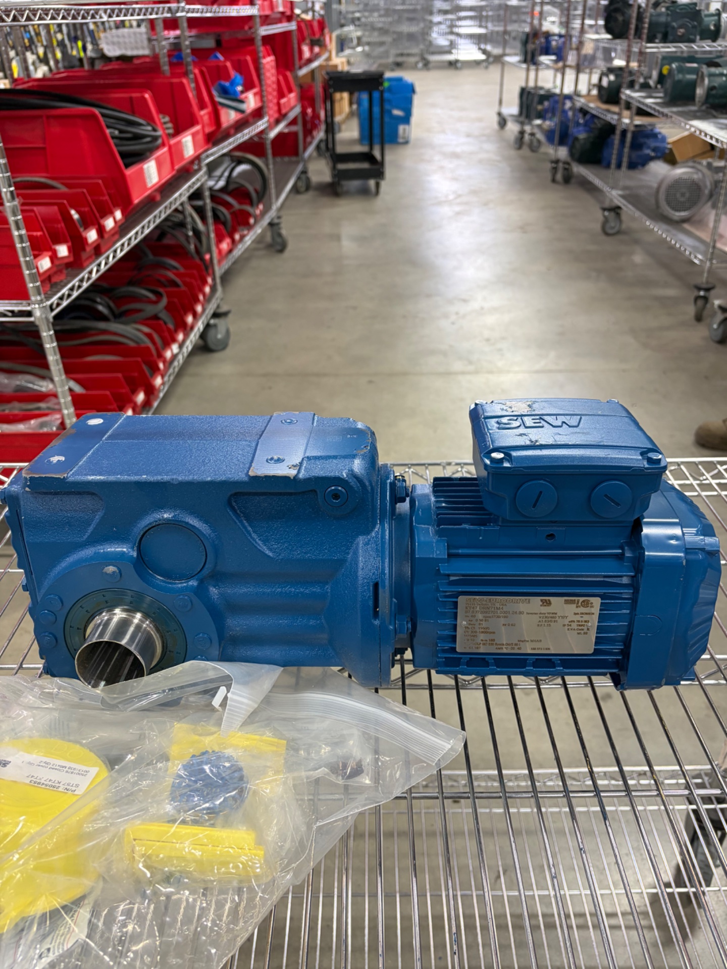 SEW-EURODRIVE KT47 DRN71M4 0.5 HP Gearmotor