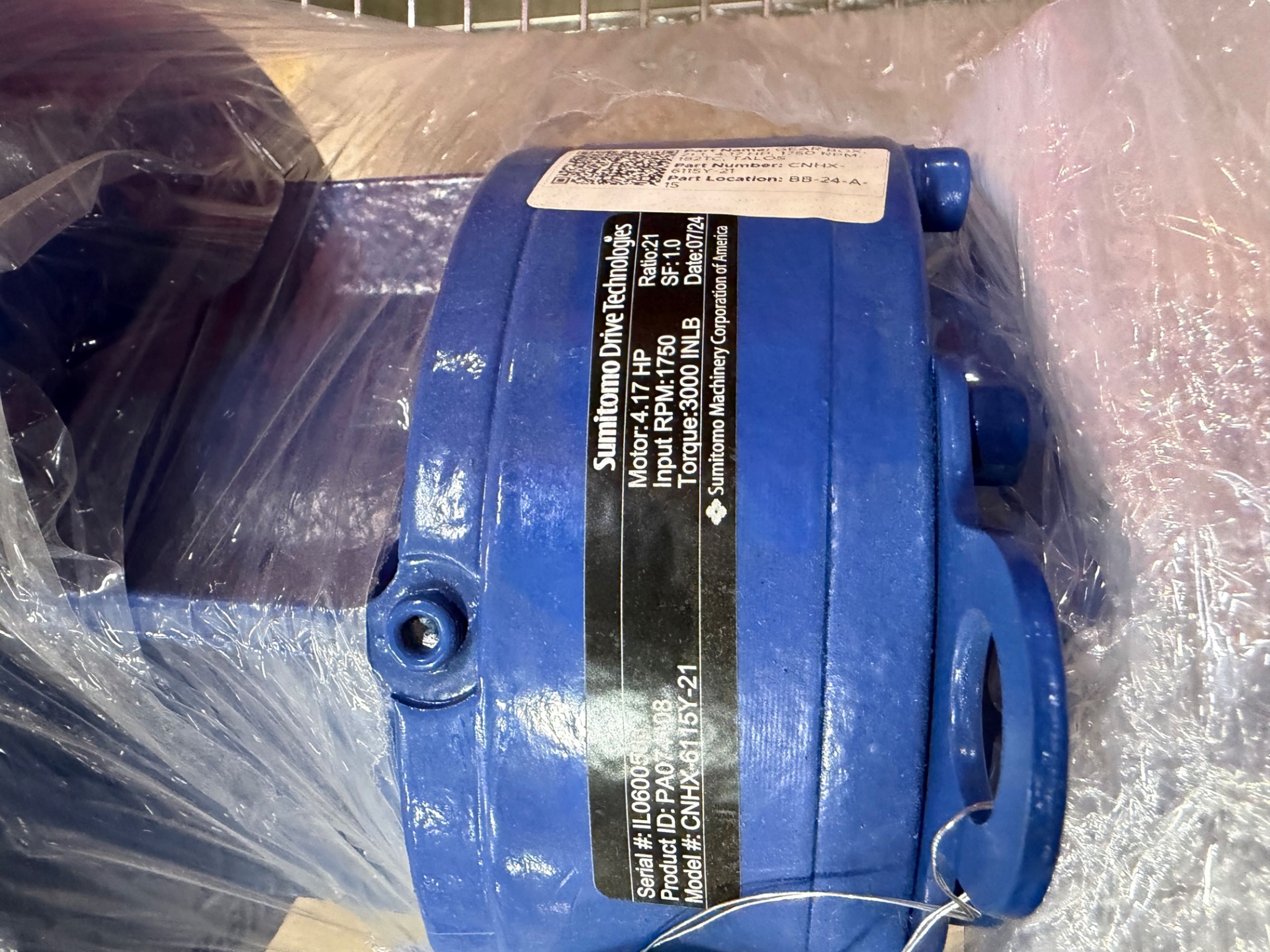Sumitomo CNHX-6115Y-21 Cyclo Drive Reducer - Document 5