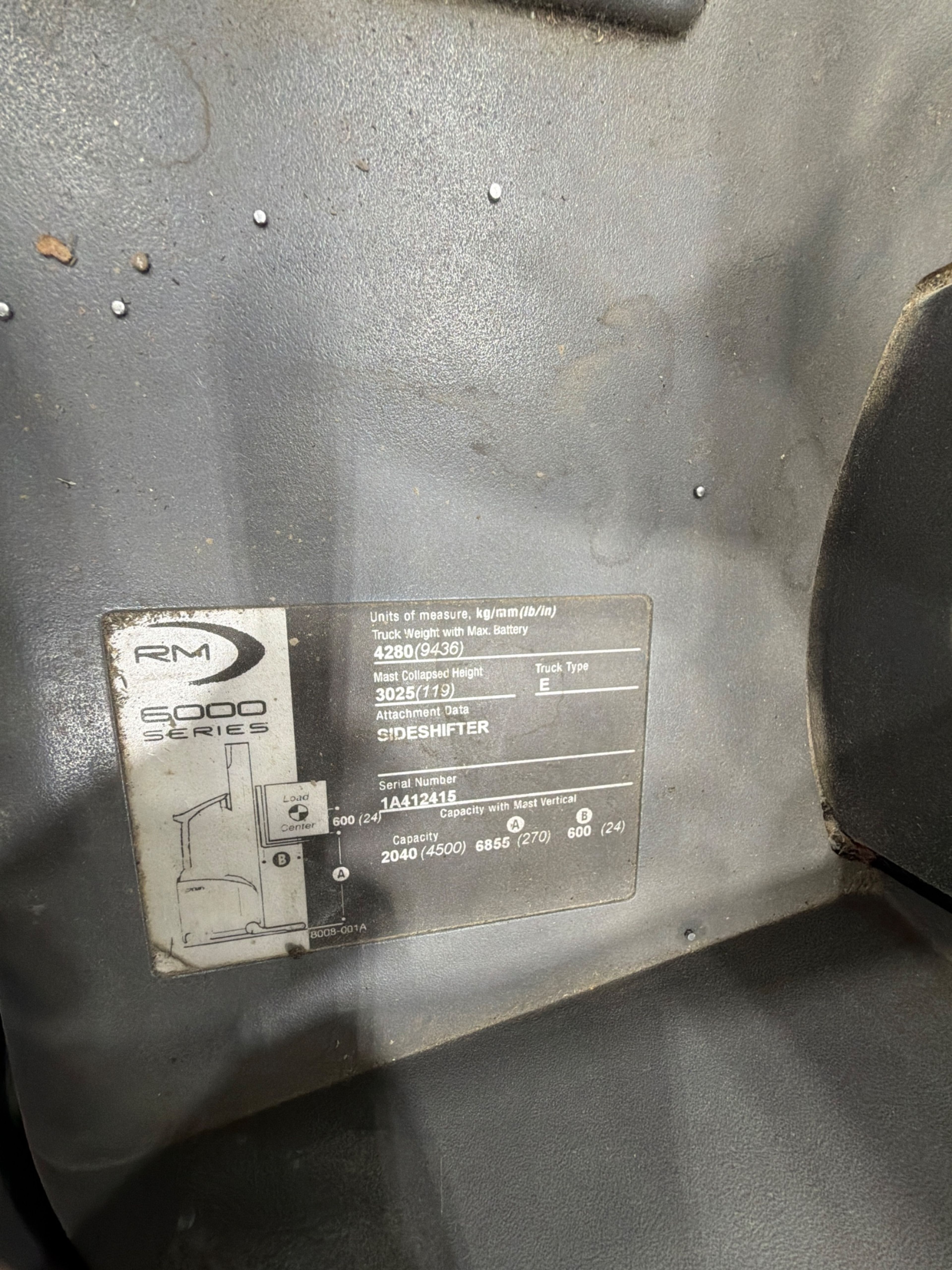Crown RM6025-45 Reach Truck - Document 5