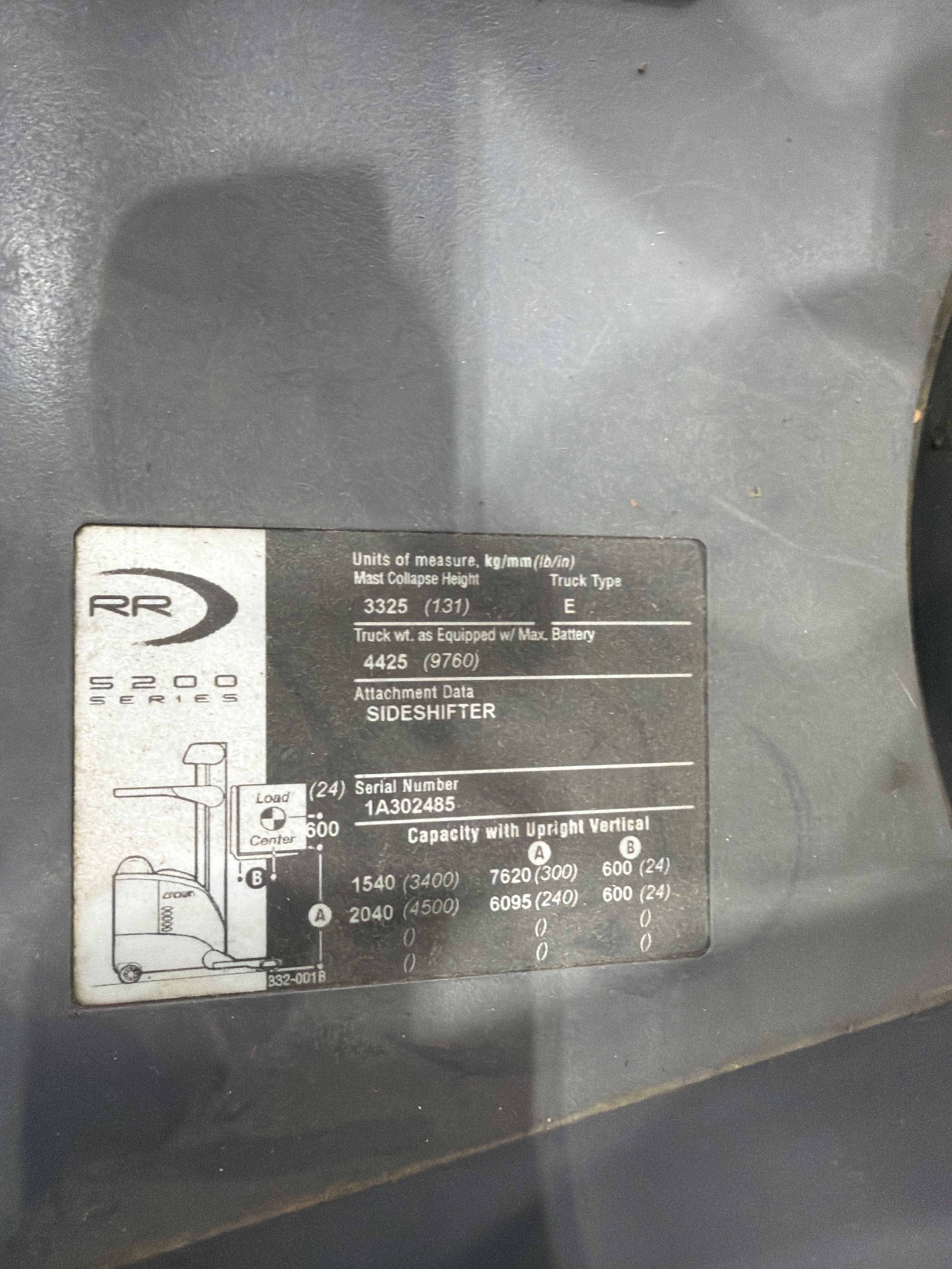 Crown RR5220-45 Reach Truck - Document 5