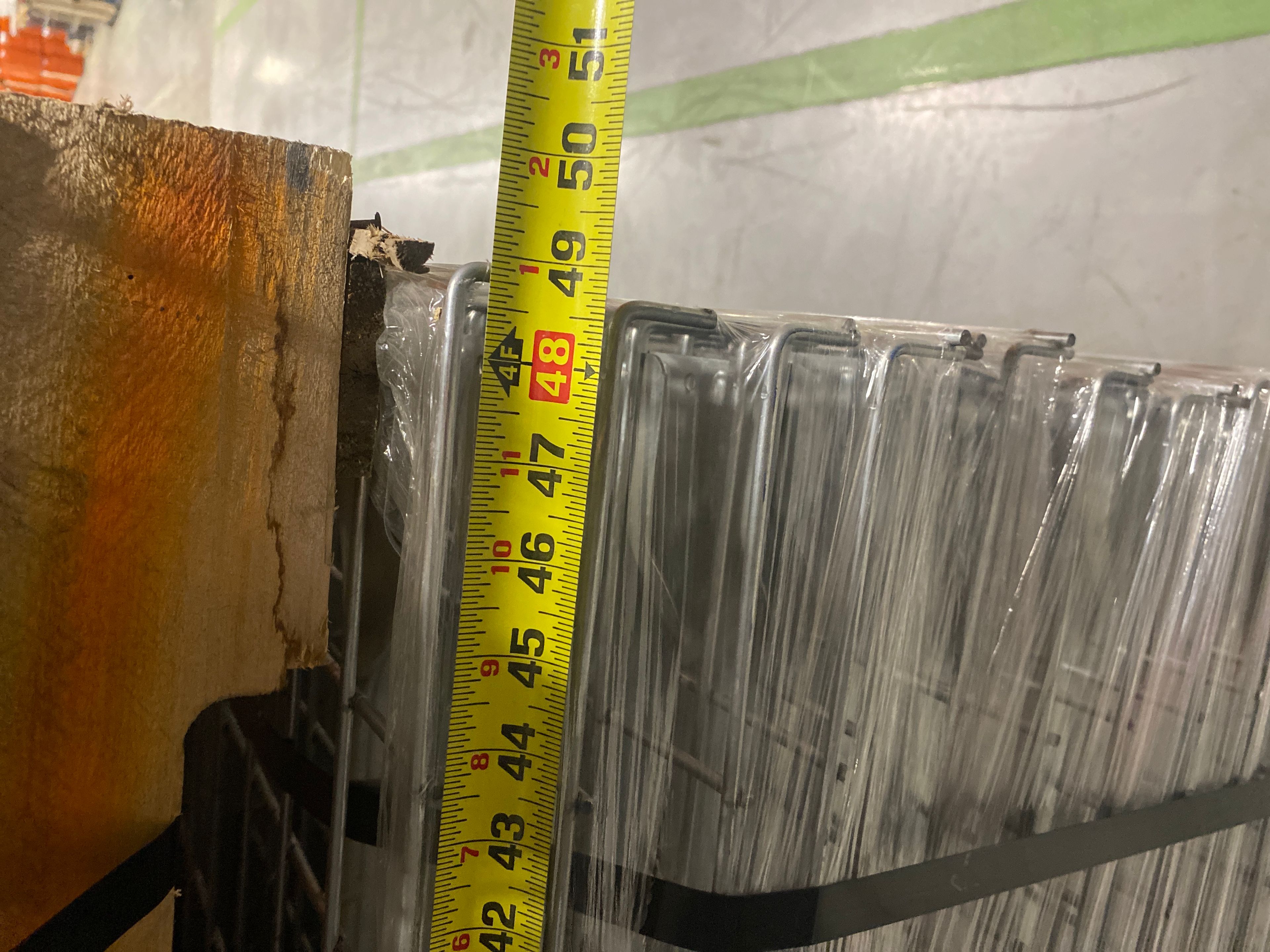 Wire Deck - 48" x 46" - Flared Outside Waterfall - Document 5