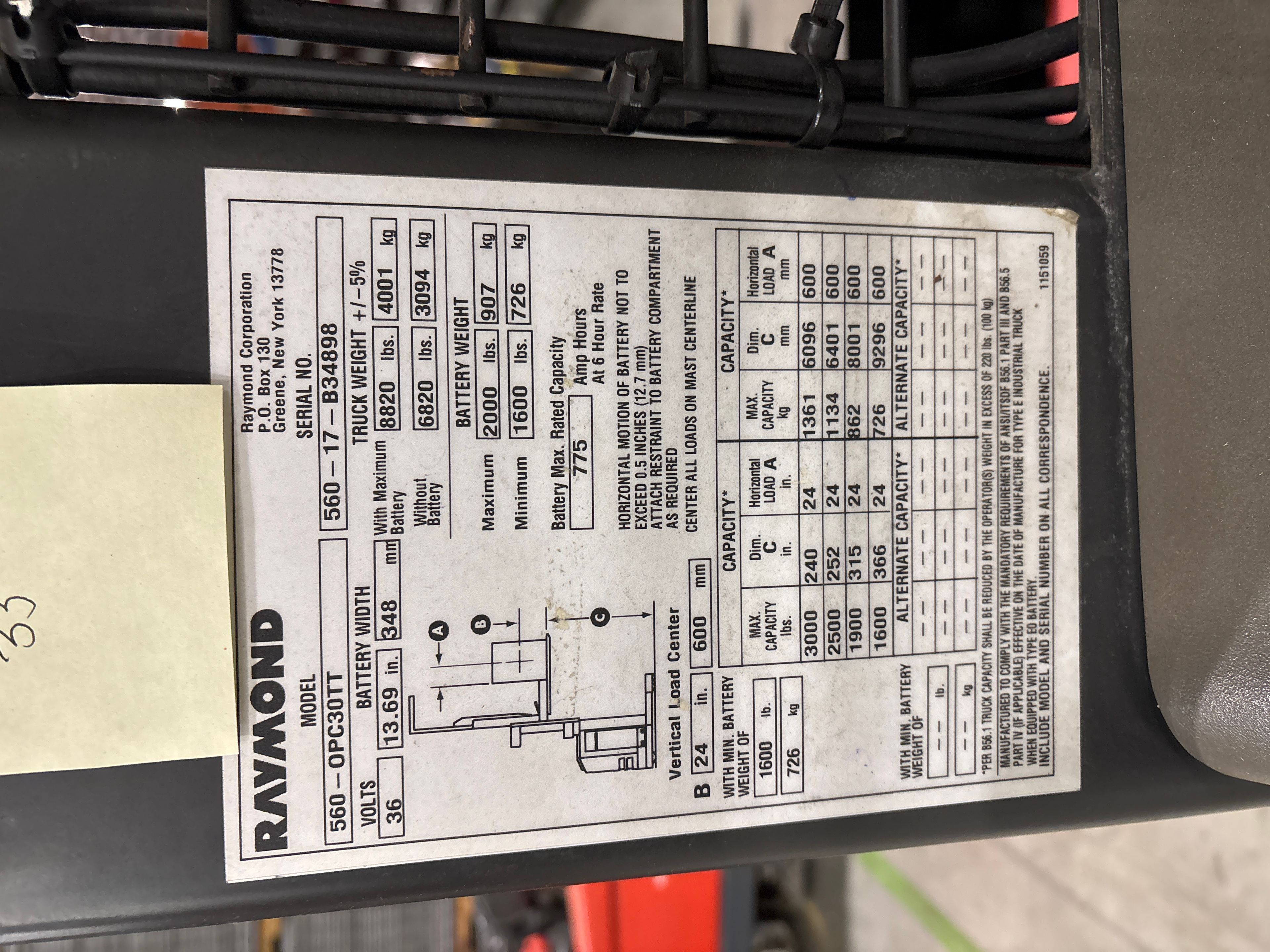 Raymond Order Picker - Wire Guided - Document 6