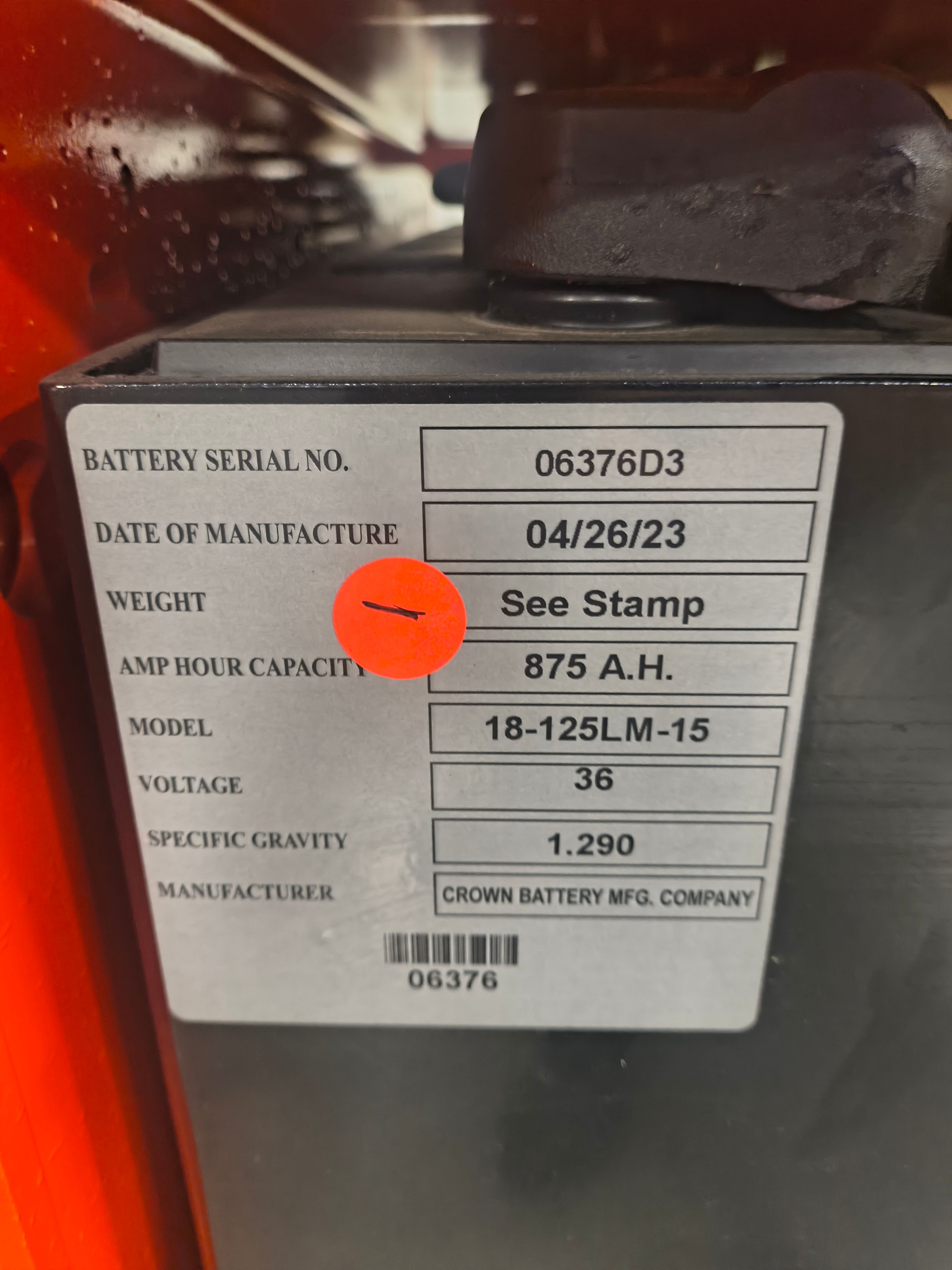 Linde E18S Forklift - Document 6