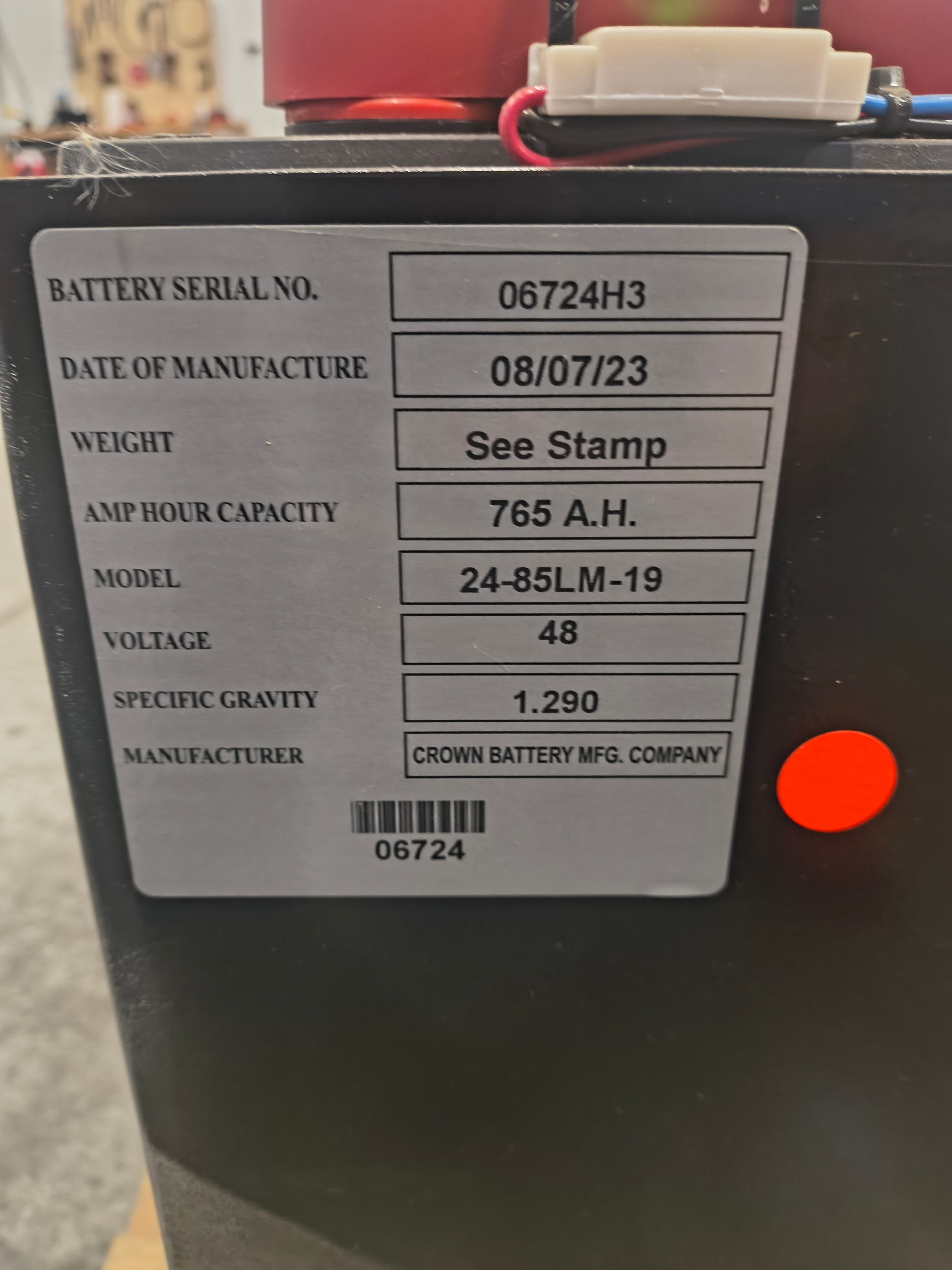 48 Volt Crown Battery - Document 3