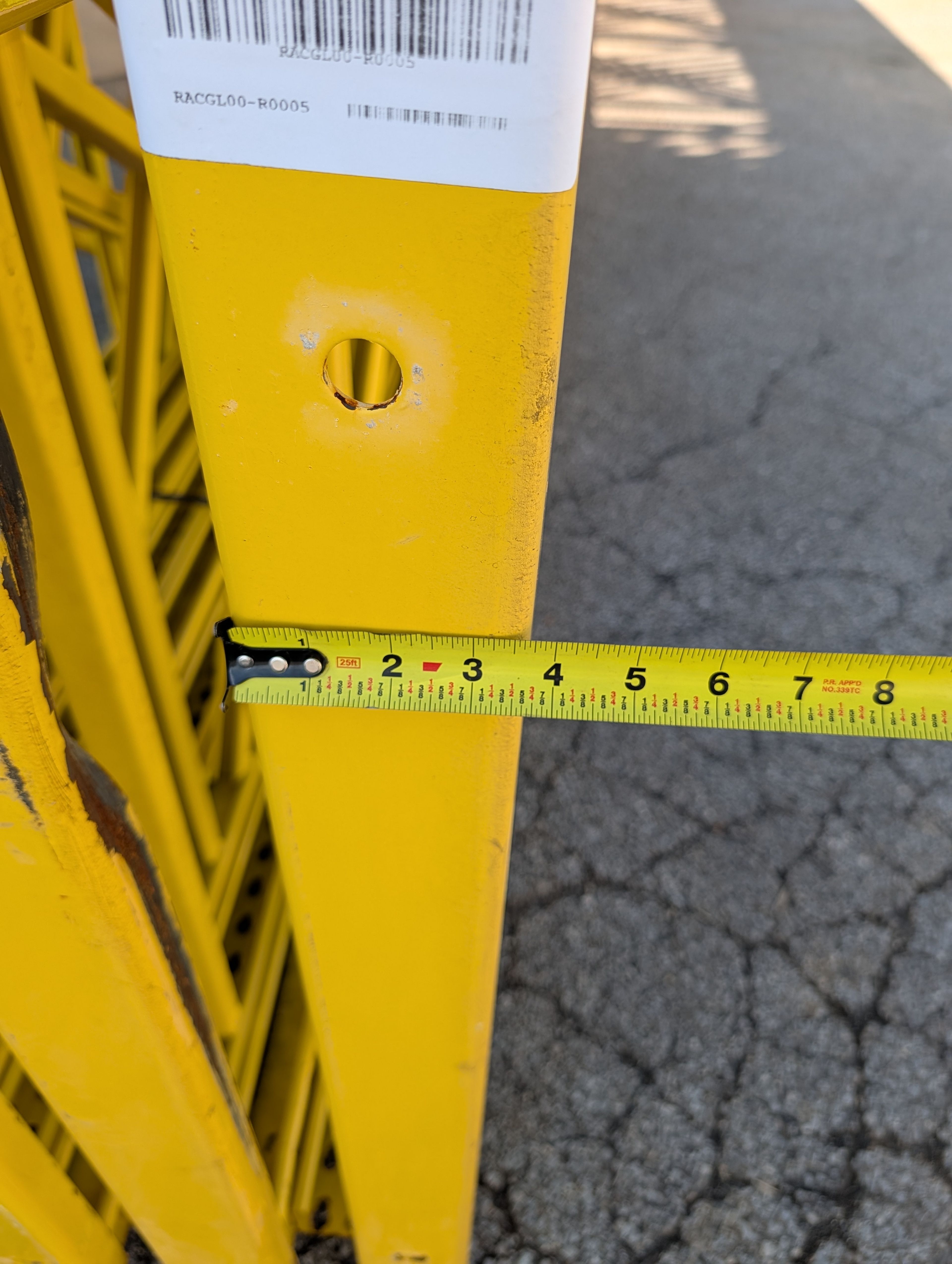 Upright Frame - 42" x 34' - Teardrop - Document 4