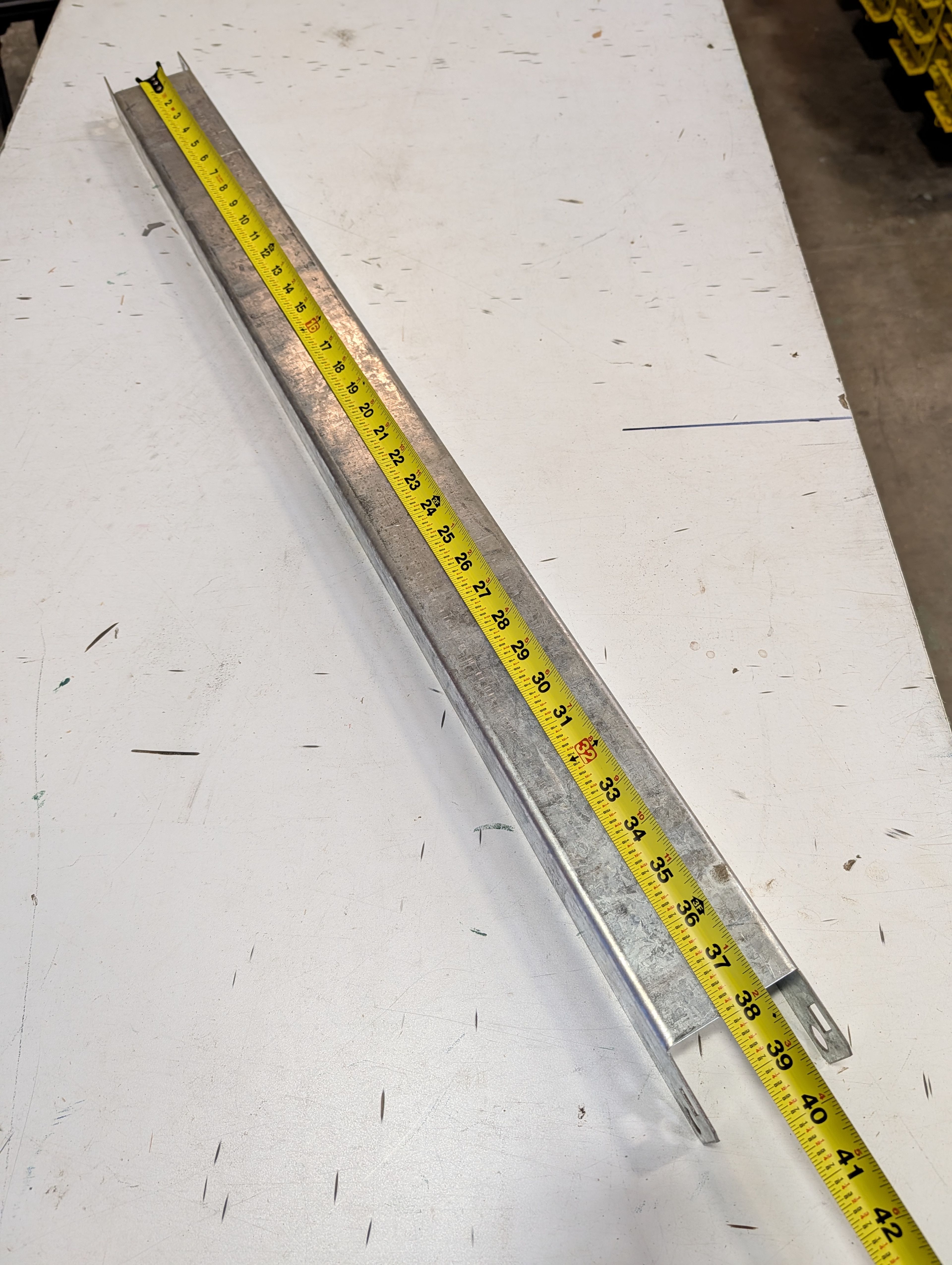 Row Spacer - 38" x 3" - Document 3