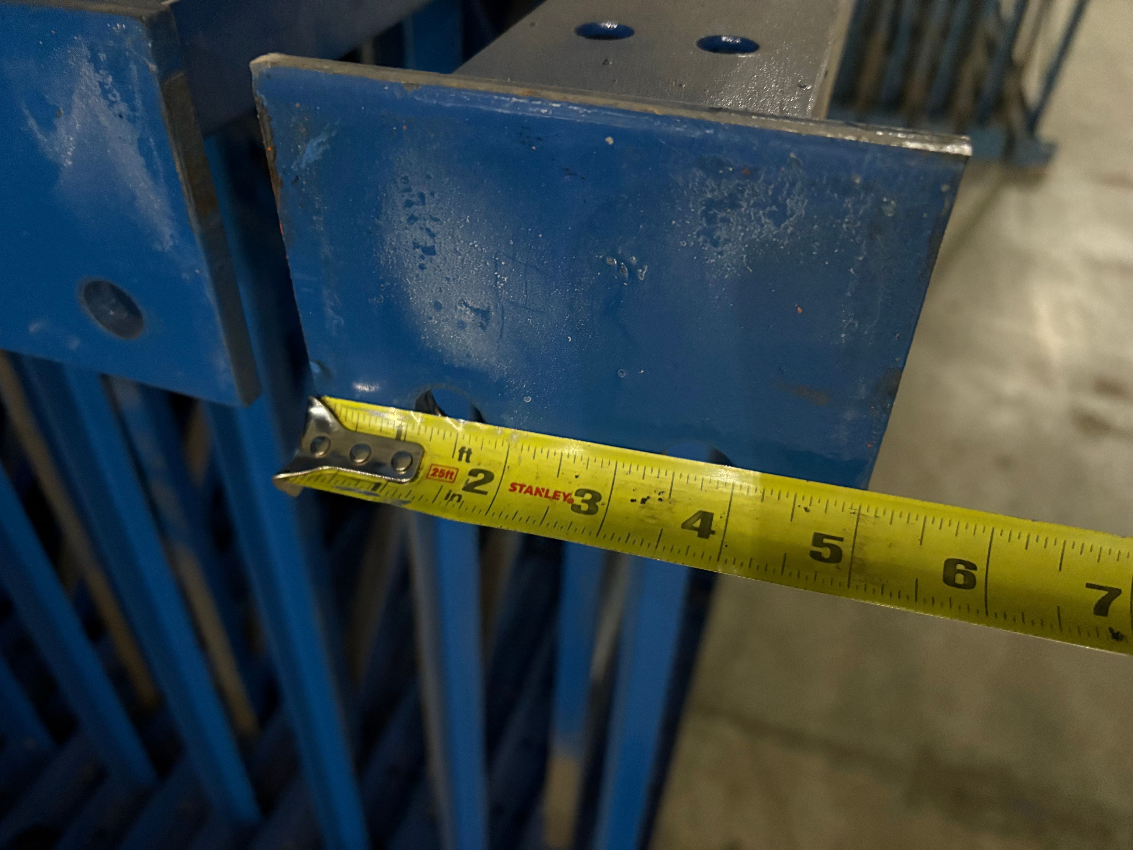 Frazier Upright Frame - 42" x 8' Backside/7" Frontside Non Reinforced (Bundles of 15) - Document 3