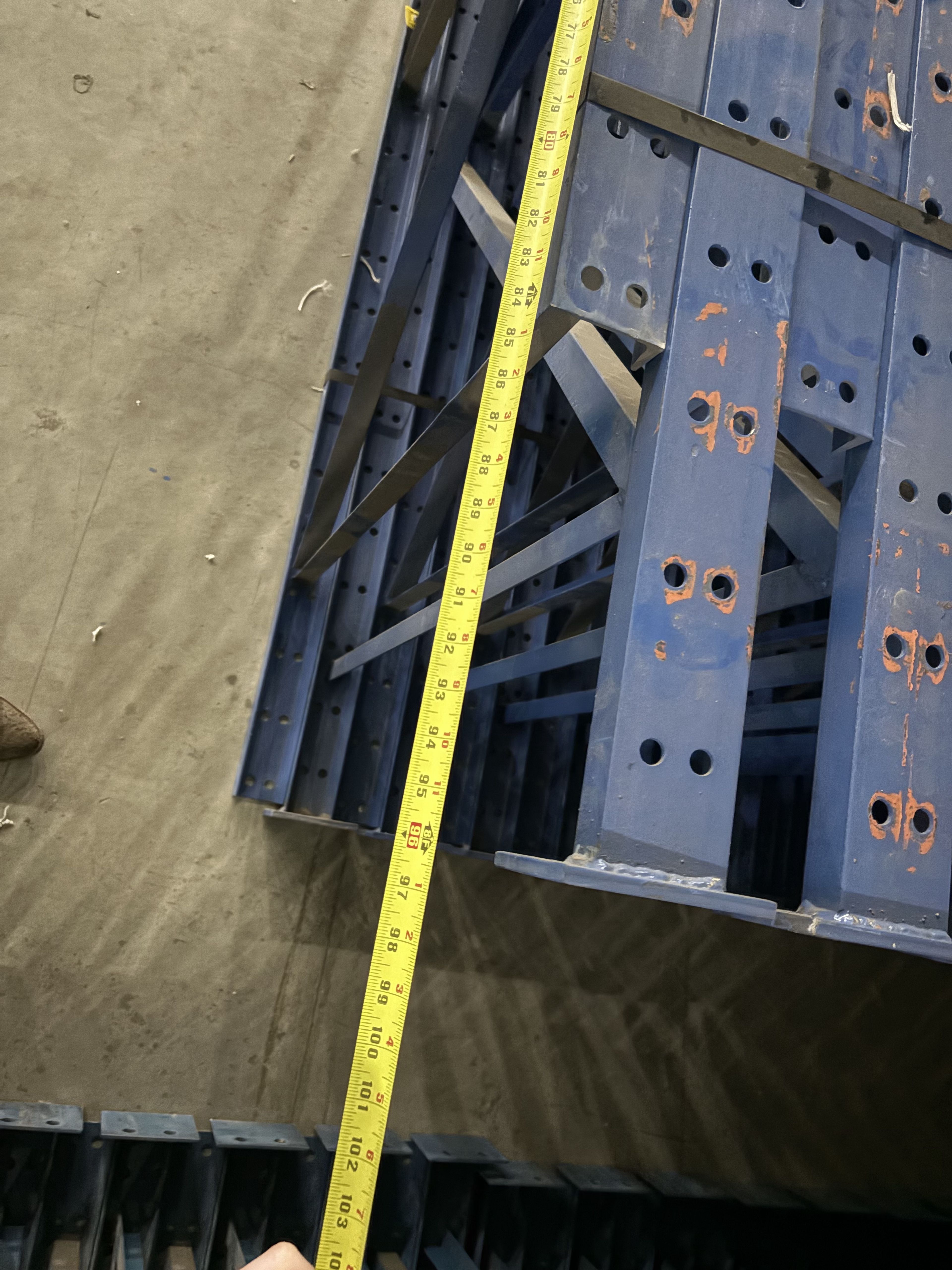 Frazier Upright Frame - 42" x 8' Backside/7" Frontside Non Reinforced (Bundles of 15) - Document 4