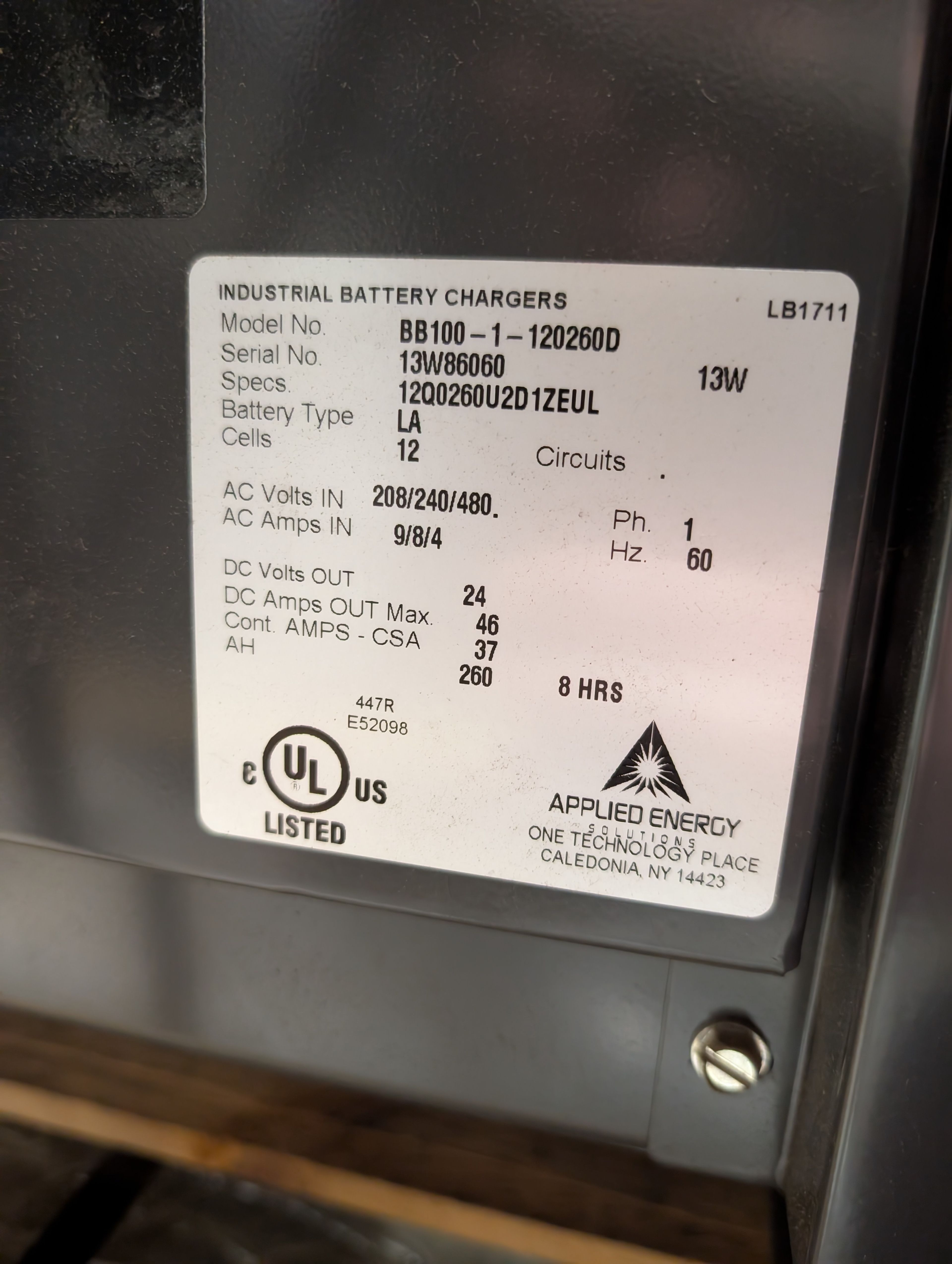 24 Volt Charger - Document 2