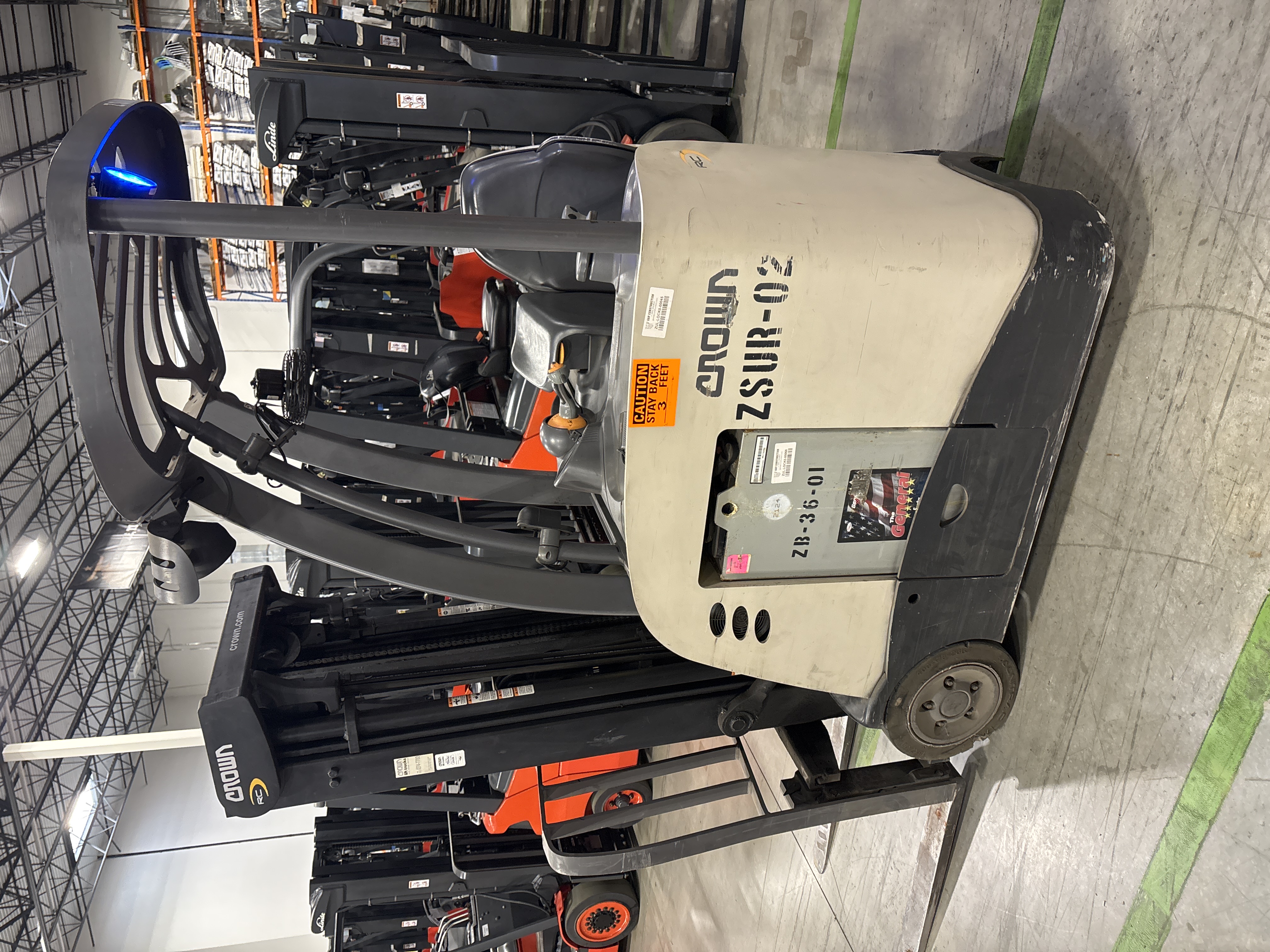 Crown Stand Up Counter Balance Forklift