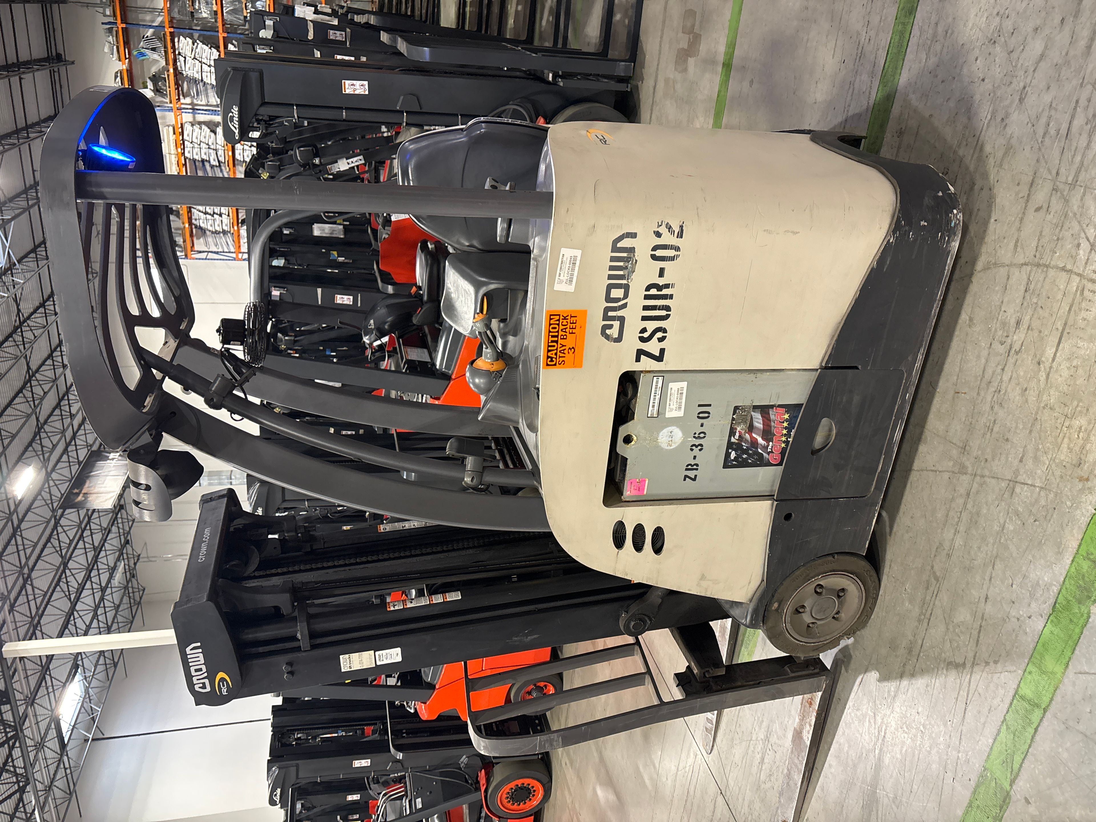 Crown Stand Up Counter Balance Forklift