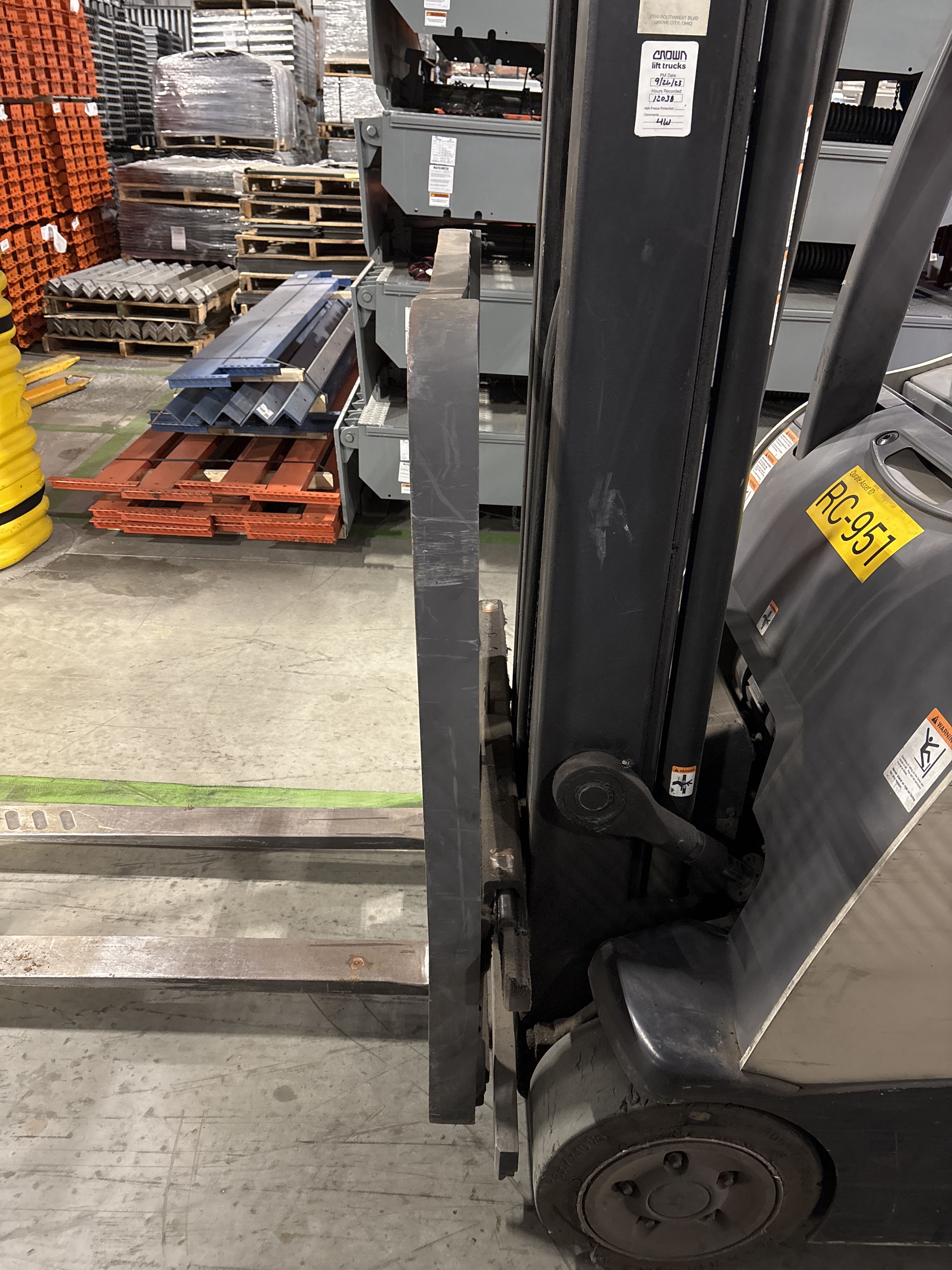 Crown Stand Up Counter Balance Forklift - Document 9