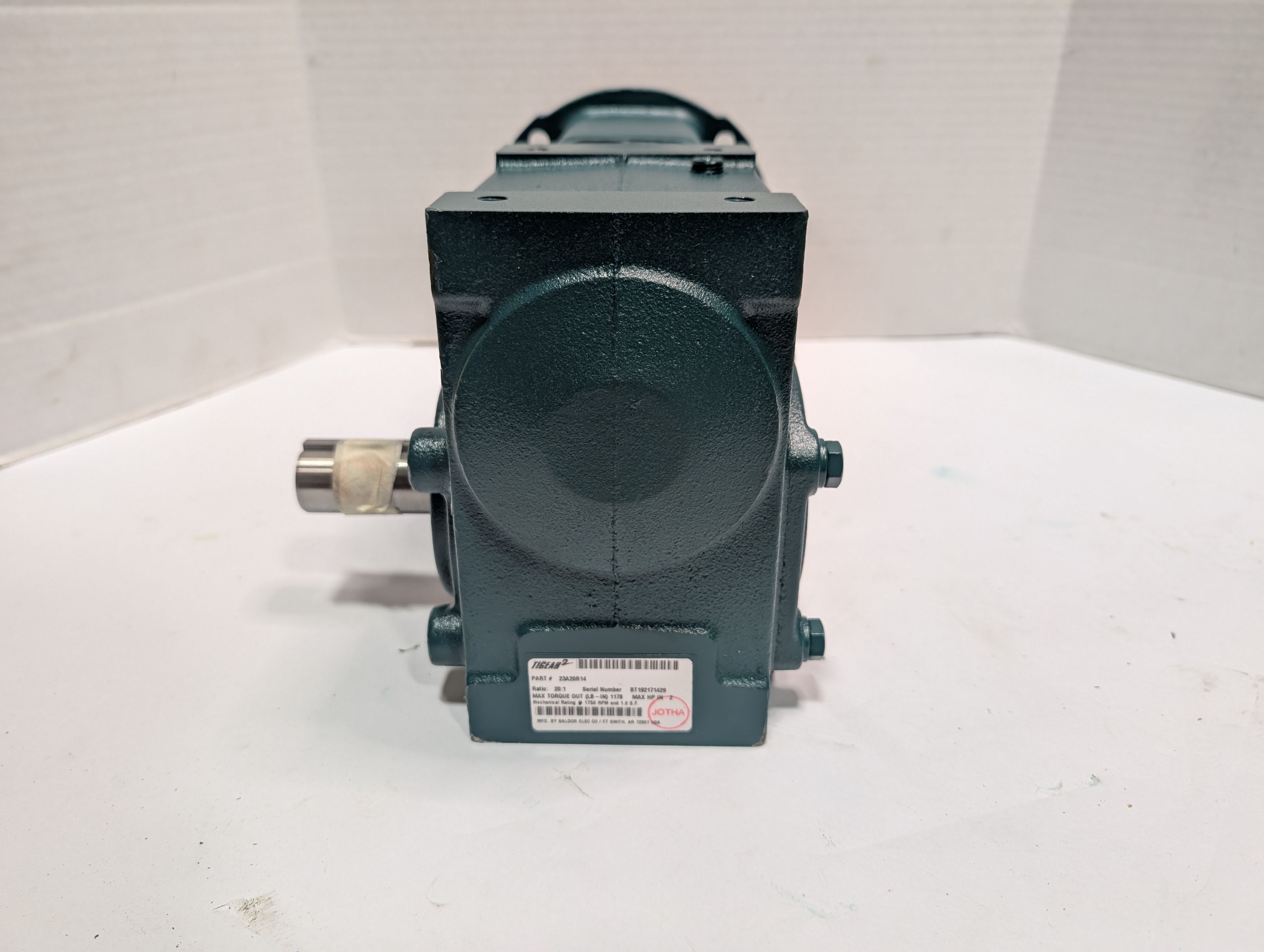 Dodge Tigear - 20:1 Gear Reducer - 23A20R14 - Document 2