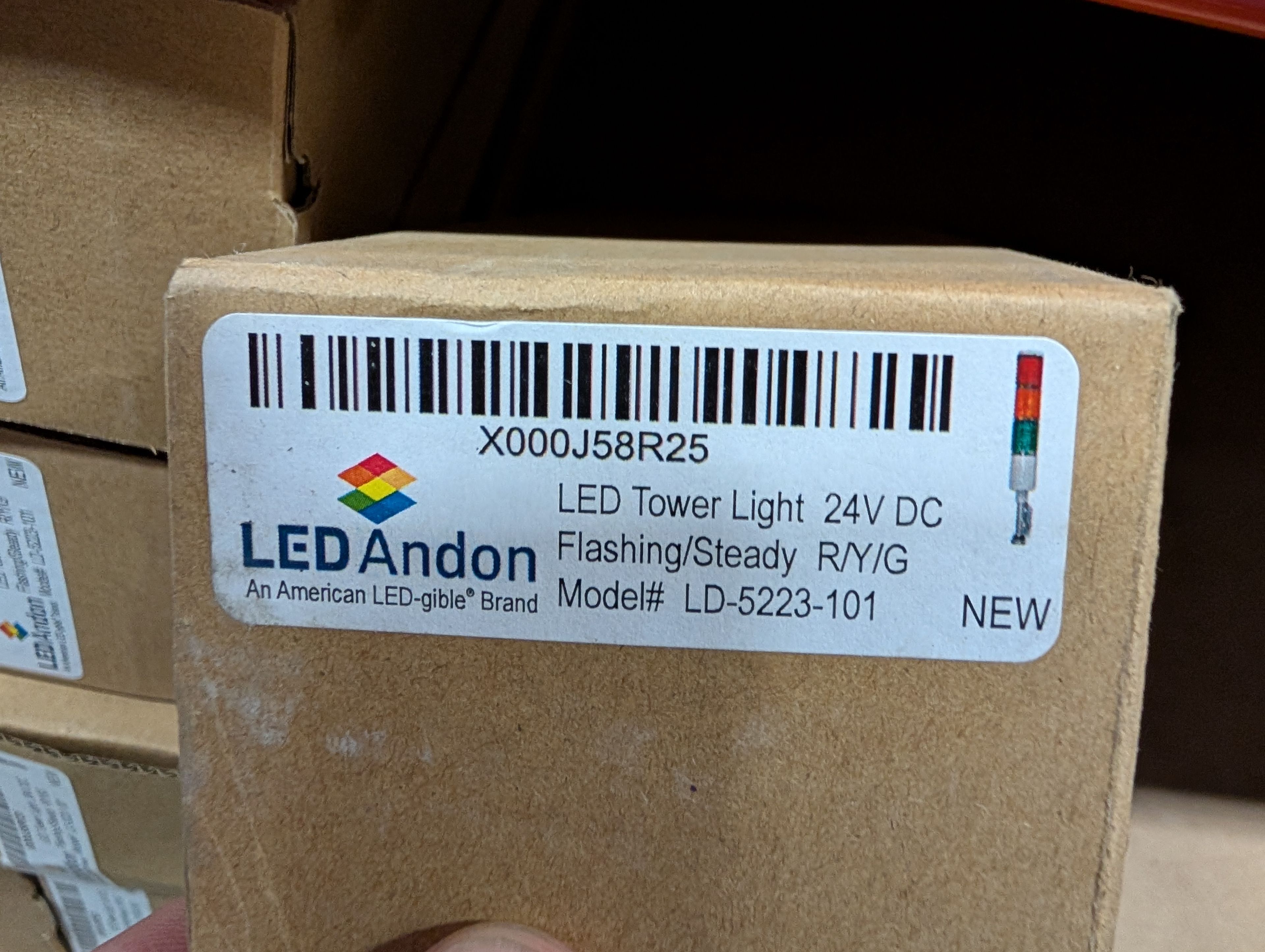 LED Andon - LED Tower Light 24V DC - X000J58R25 - Document 3
