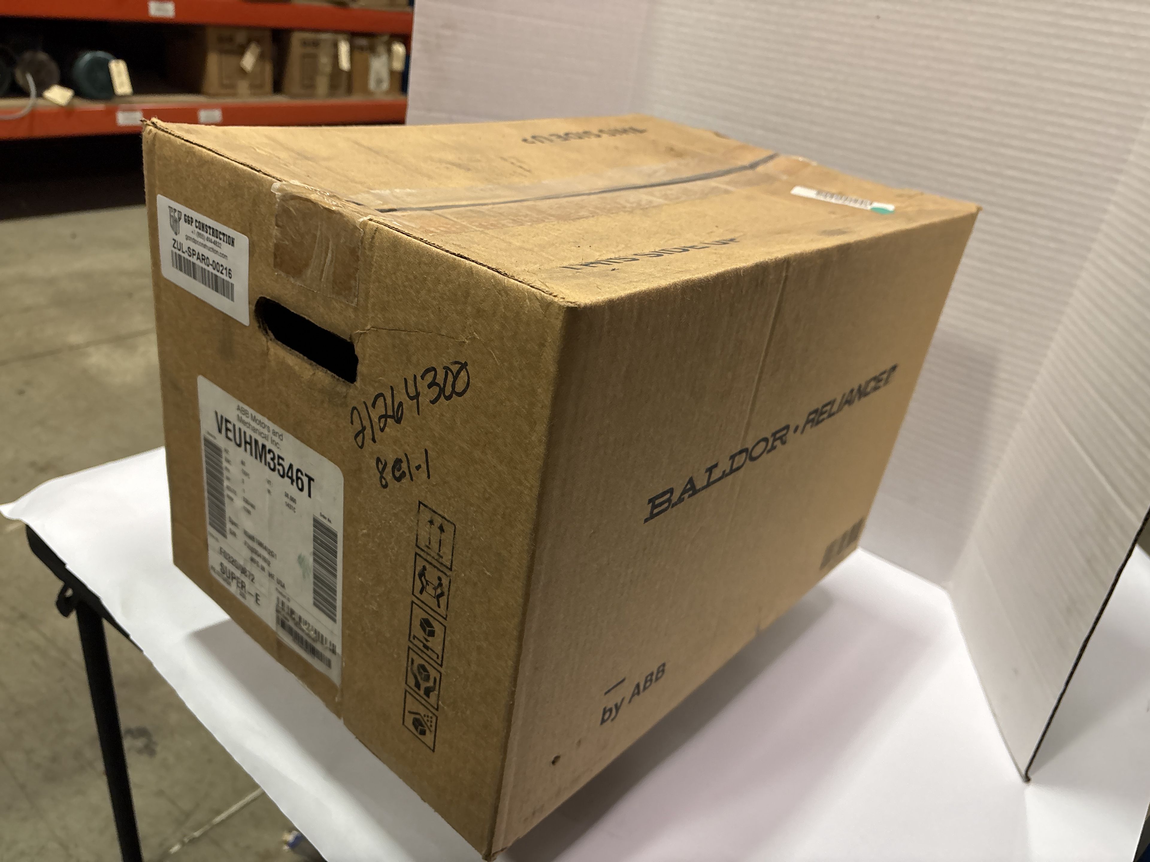 Baldor Reliance - 1 HP Electric Motor - VEUHM3546T - Document 2